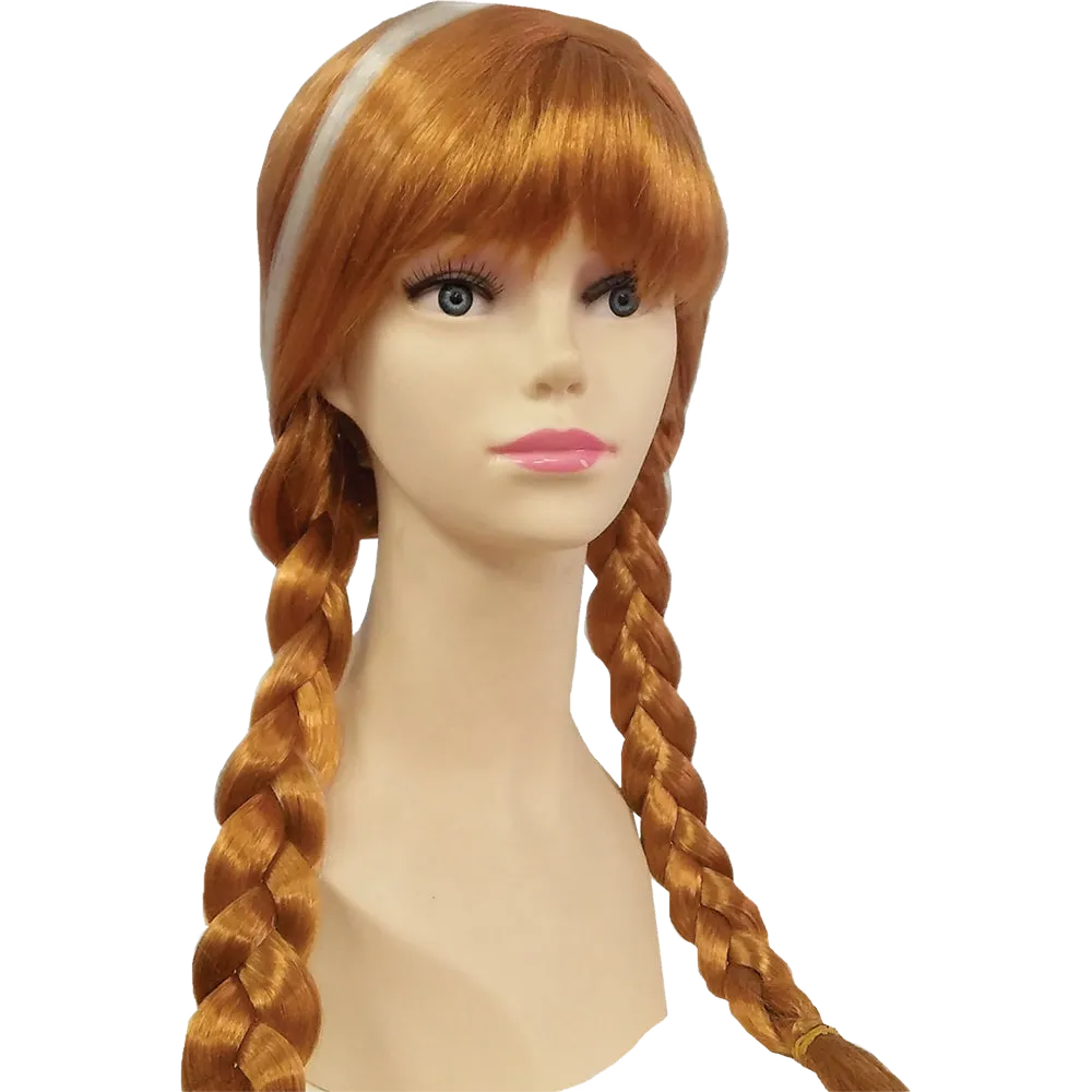 Auburn Braided Wig - Kids