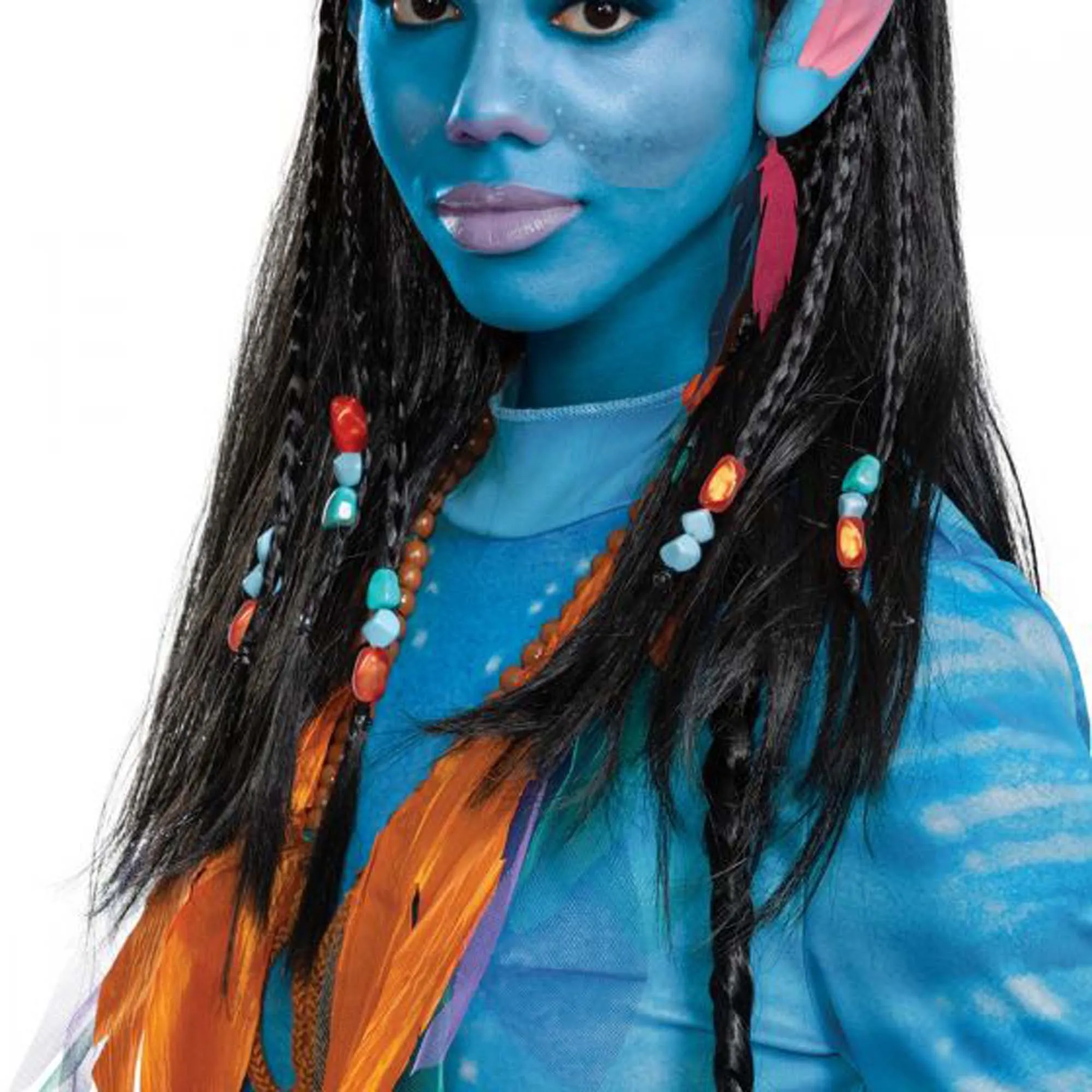 Avatar Neytiri Deluxe Wig for Adults, Black Braided Wig