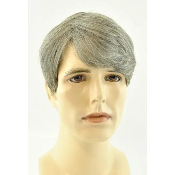 Basic Men's Wig in White and Grey