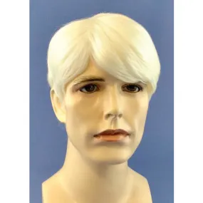 Basic Men's Wig in White and Grey