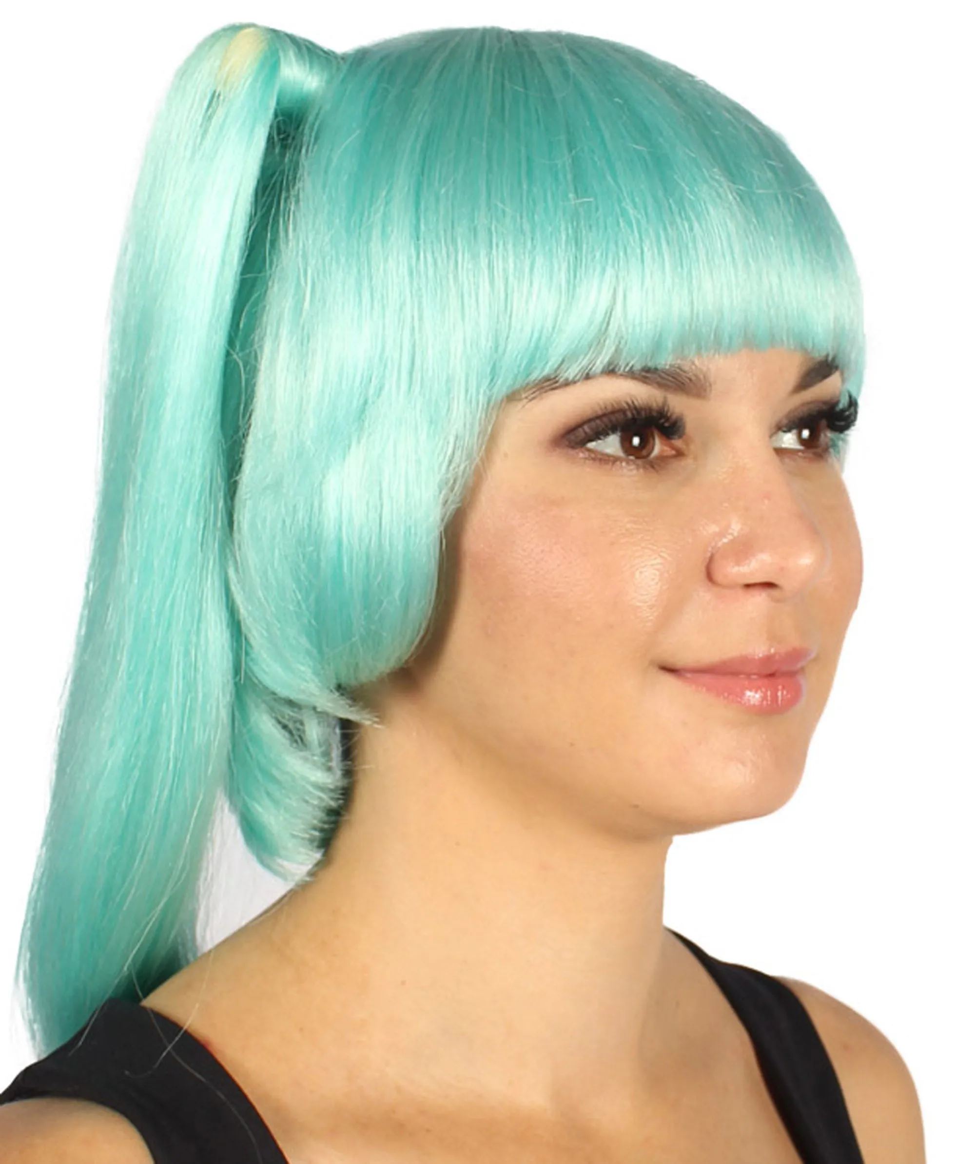 Bella Women's Wig Light Blue | Premium Breathable Capless Cap