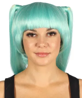 Bella Women's Wig Light Blue | Premium Breathable Capless Cap