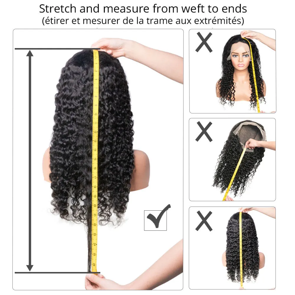 Brazilian 360 HD Deep Wave & Water Wave Lace Front Human Hair Wigs for Black Women