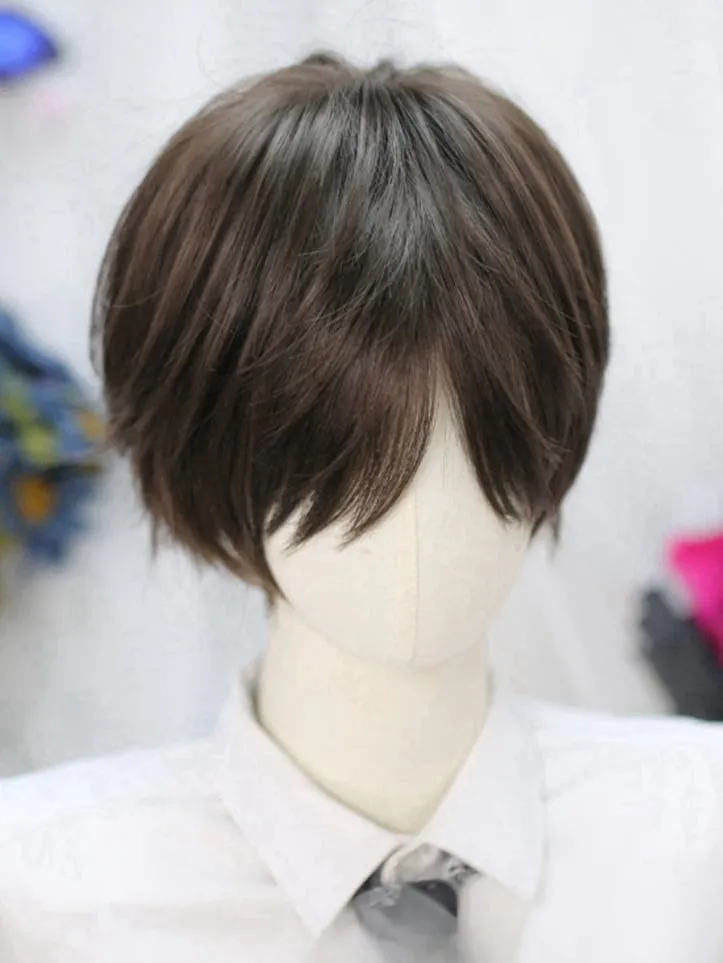 Brown 25CM  Ouji Short Wig