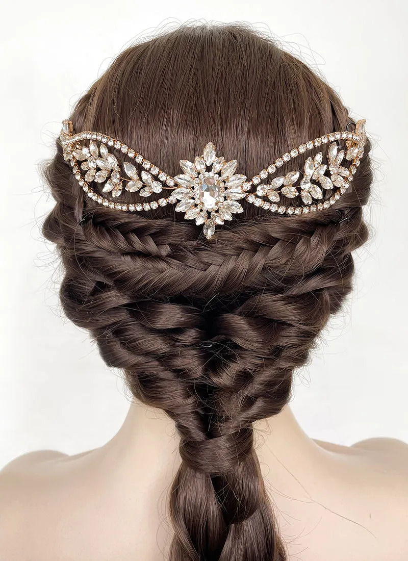 Brunette Braided Lace Front Synthetic Wig LF2139