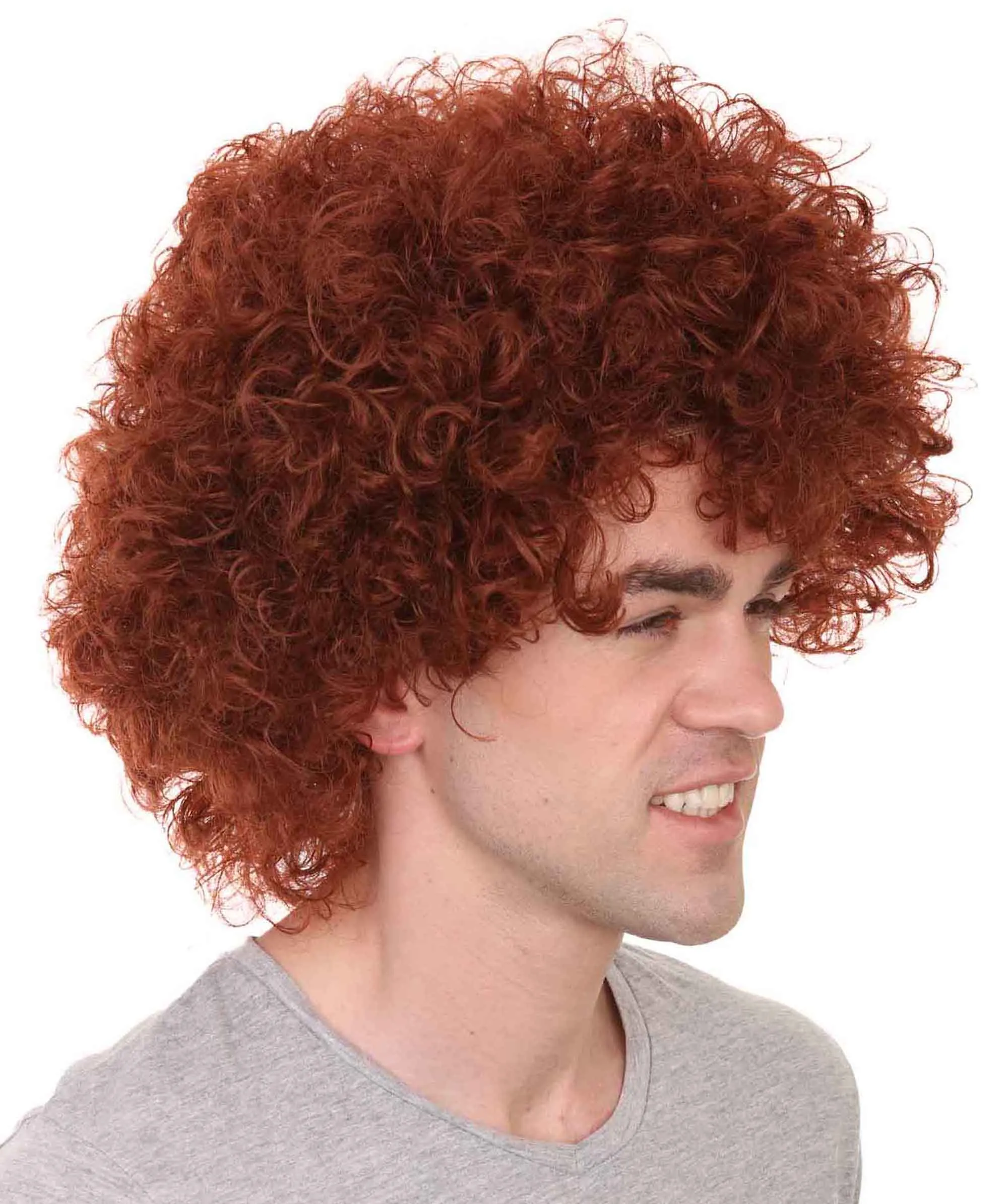 Burgundy Unisex Afro Wig | Super Size Jumbo Cosplay Halloween Wig