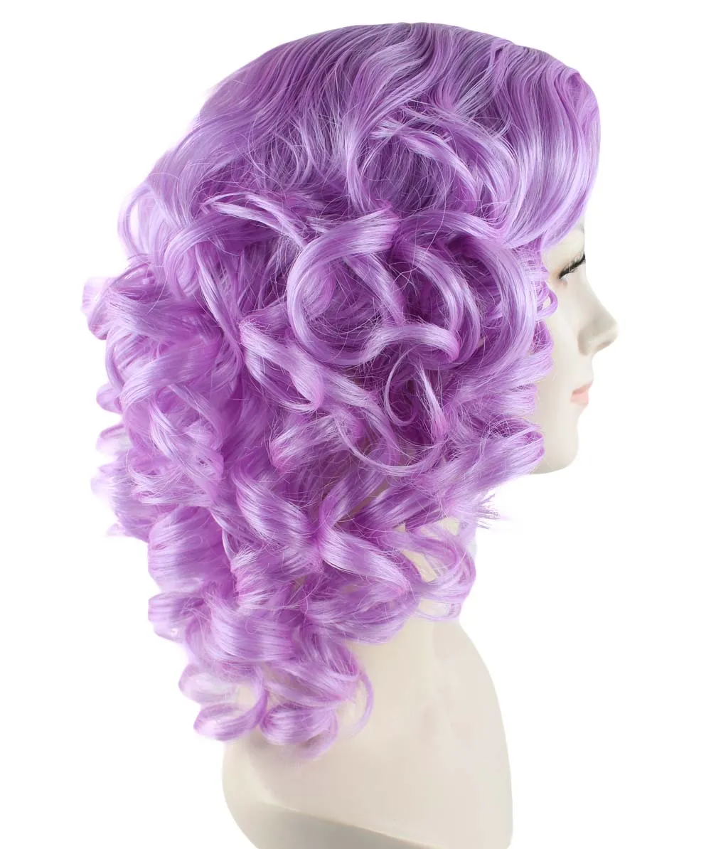 California Girl Lt Purple Curls Wig HW-1035 | HPO