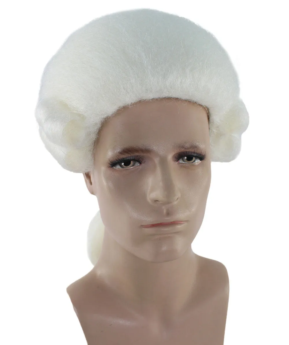 Colonial White Historical Wigs | Premium Breathable Capless Cap
