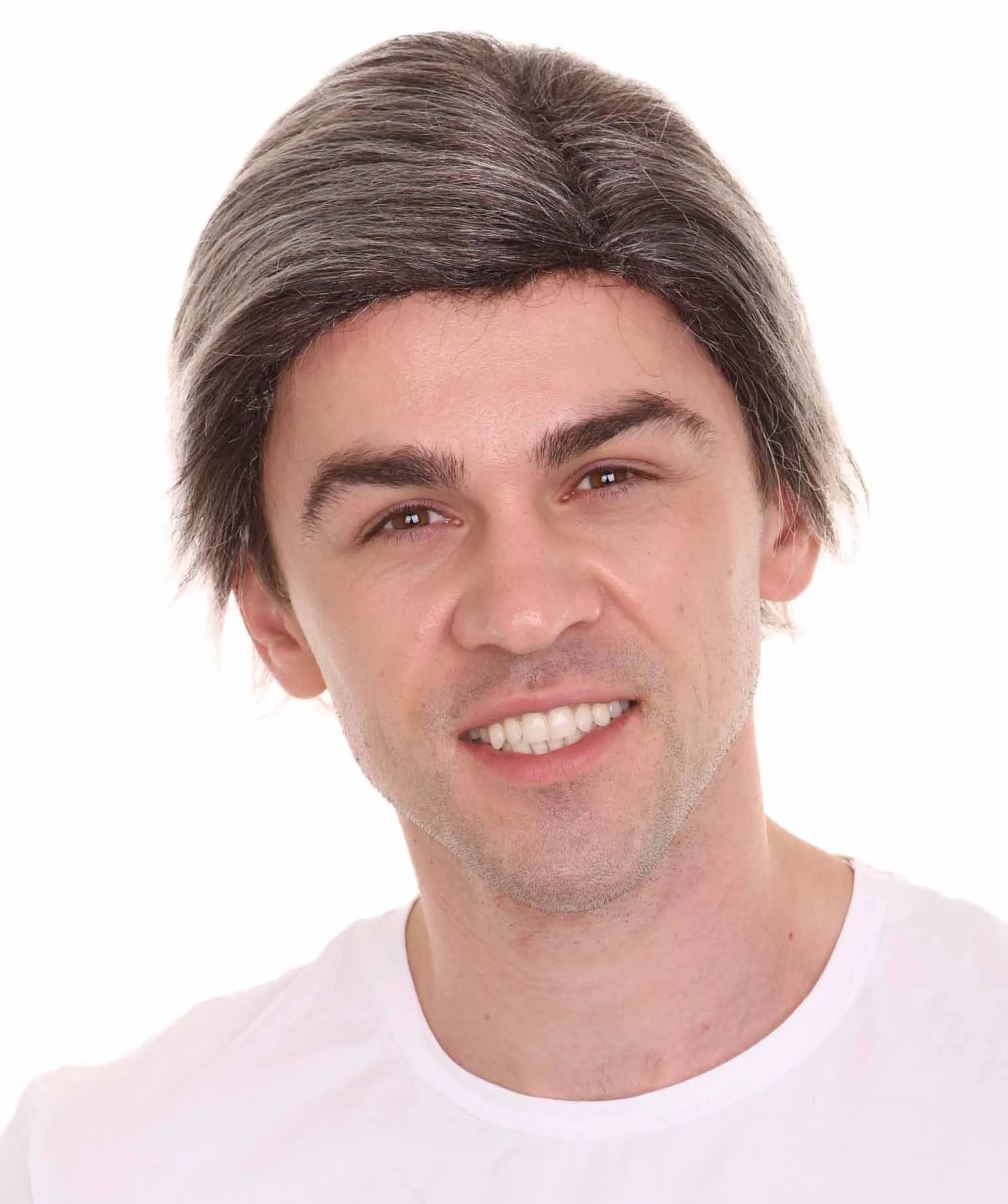 Comedian Wig | Mixed Color Celebrity Wigs | Premium Breathable Capless Cap