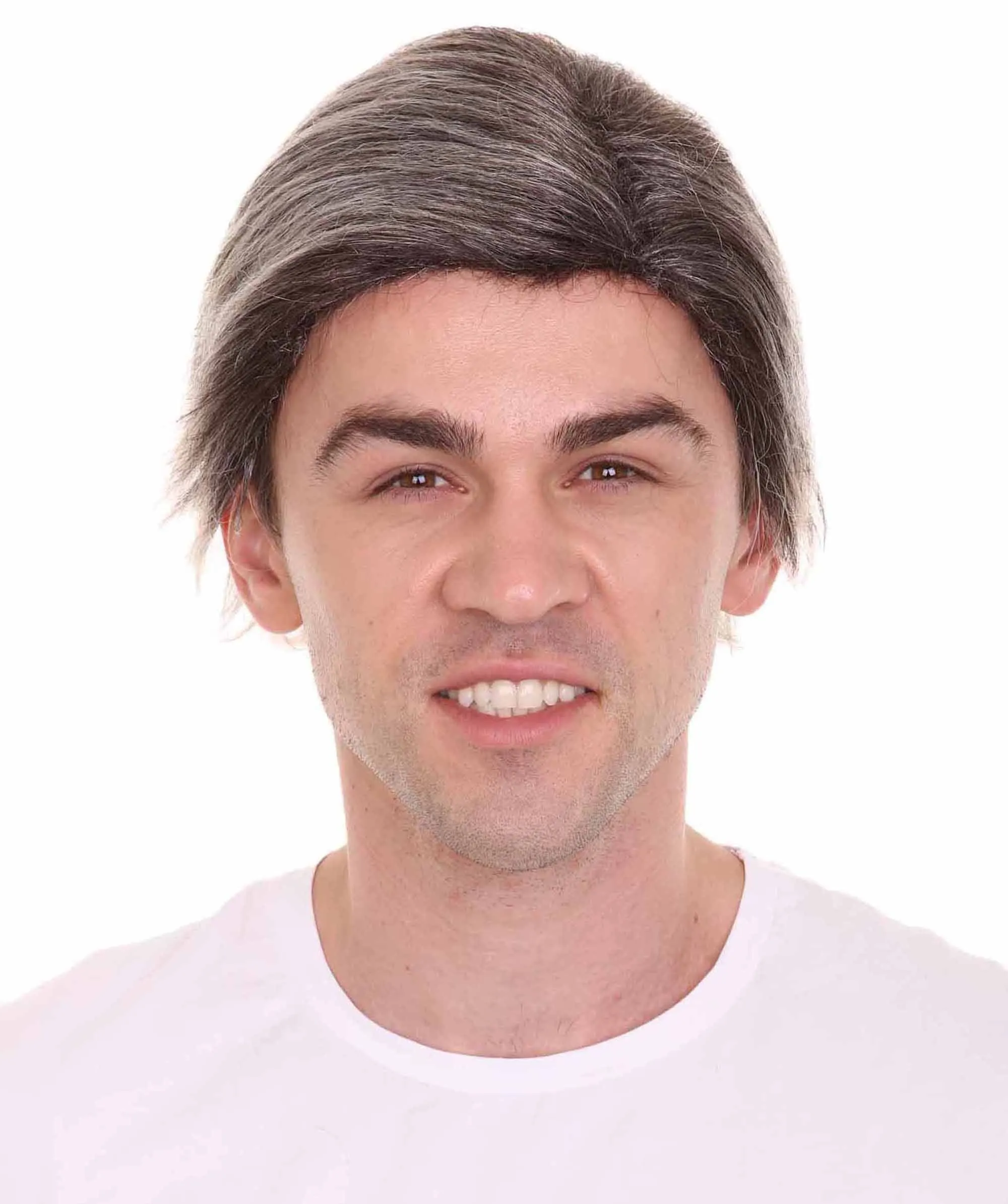 Comedian Wig | Mixed Color Celebrity Wigs | Premium Breathable Capless Cap