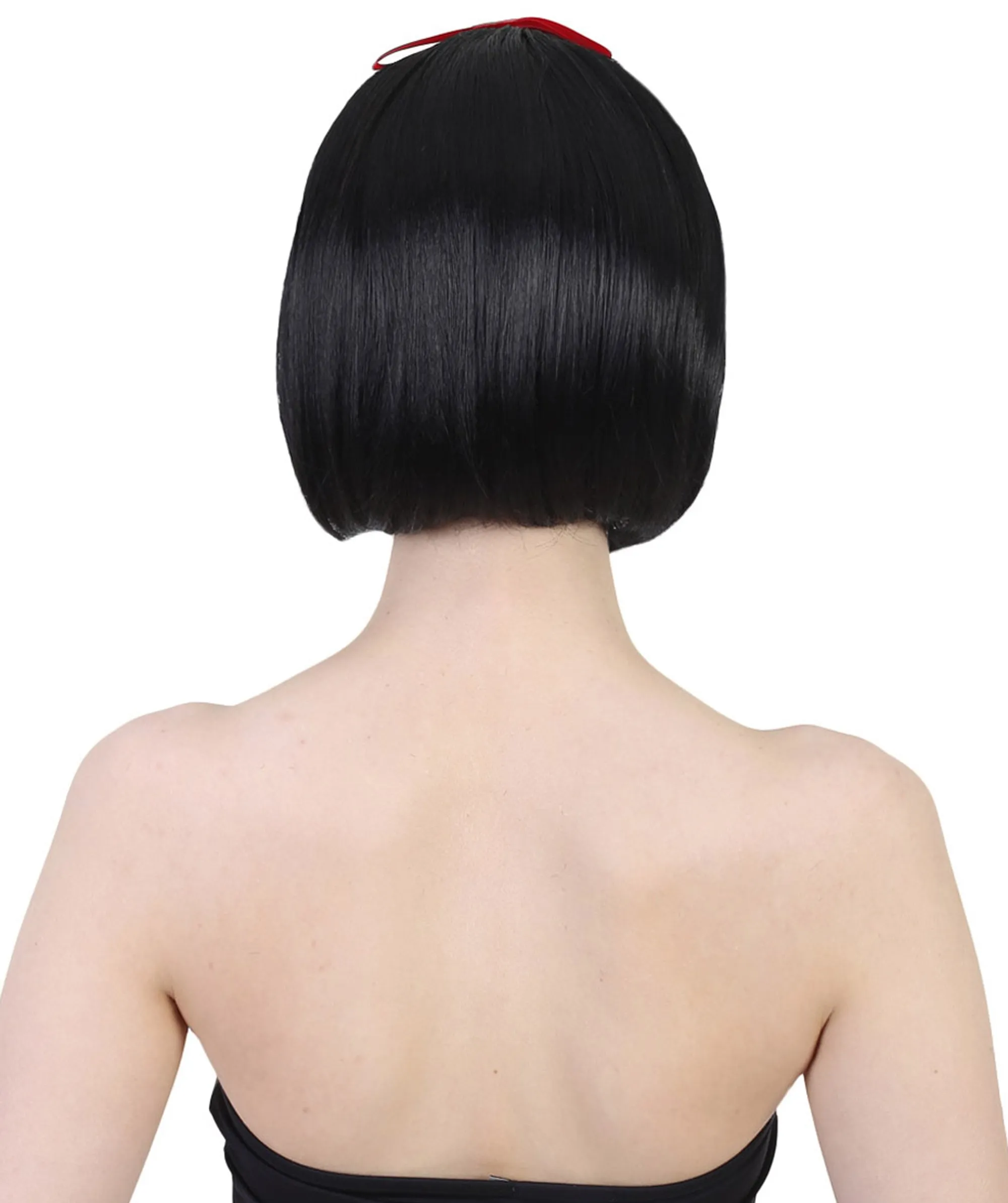 Cosplay Princess Snow Wig | Black Character Cosplay Halloween Wig | Premium Breathable Capless Cap