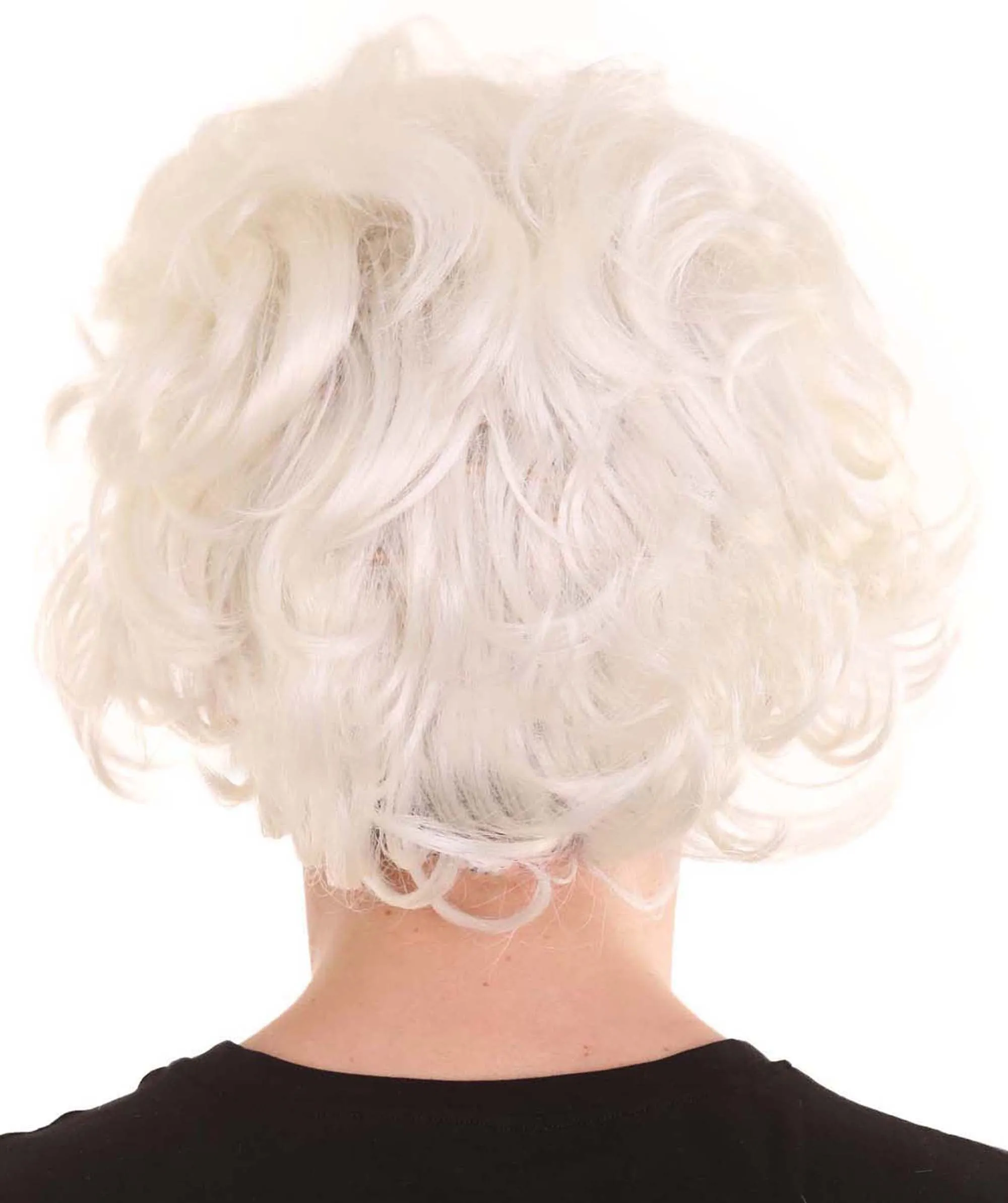 Crazy Scientist Mens Wig | White Cosplay Halloween Wig | Premium Breathable Capless Cap