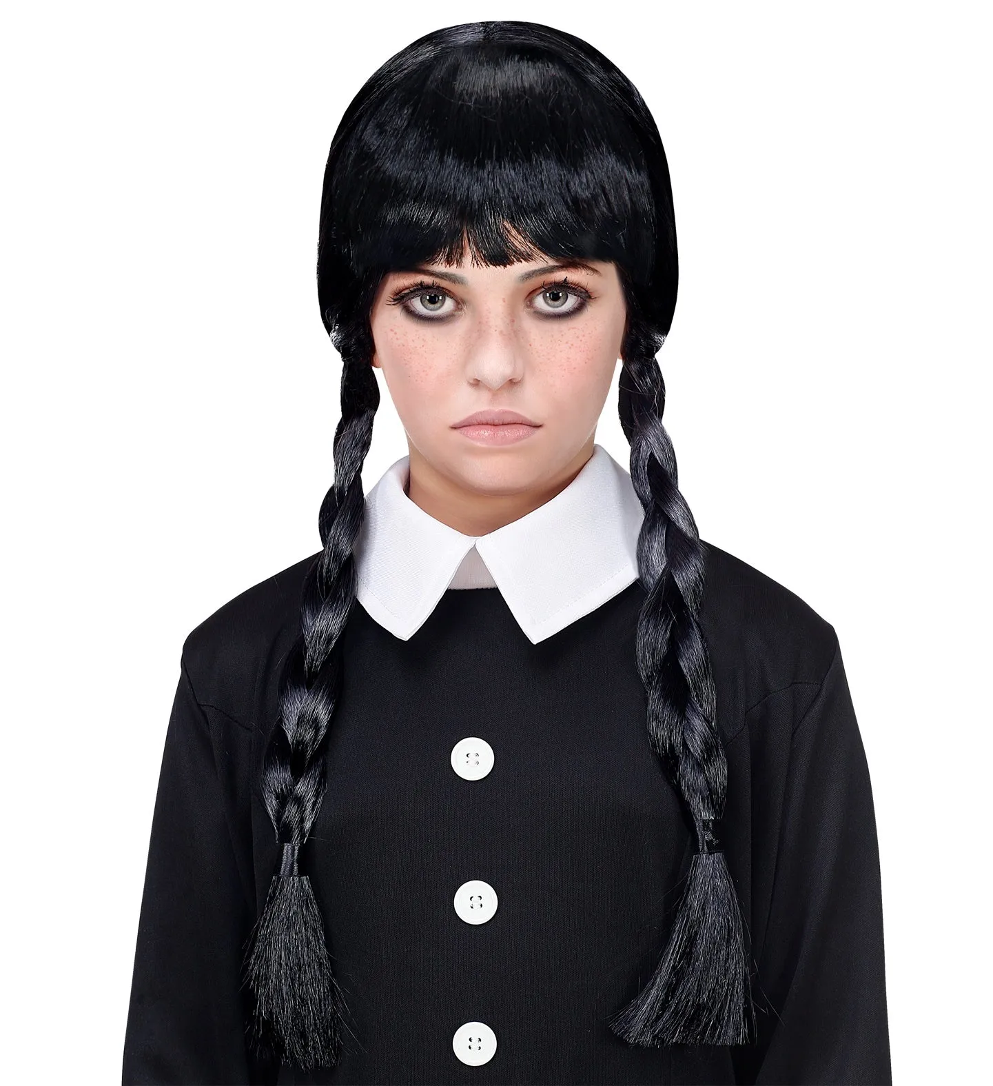 Dark Girl Wednesday Wig Child's
