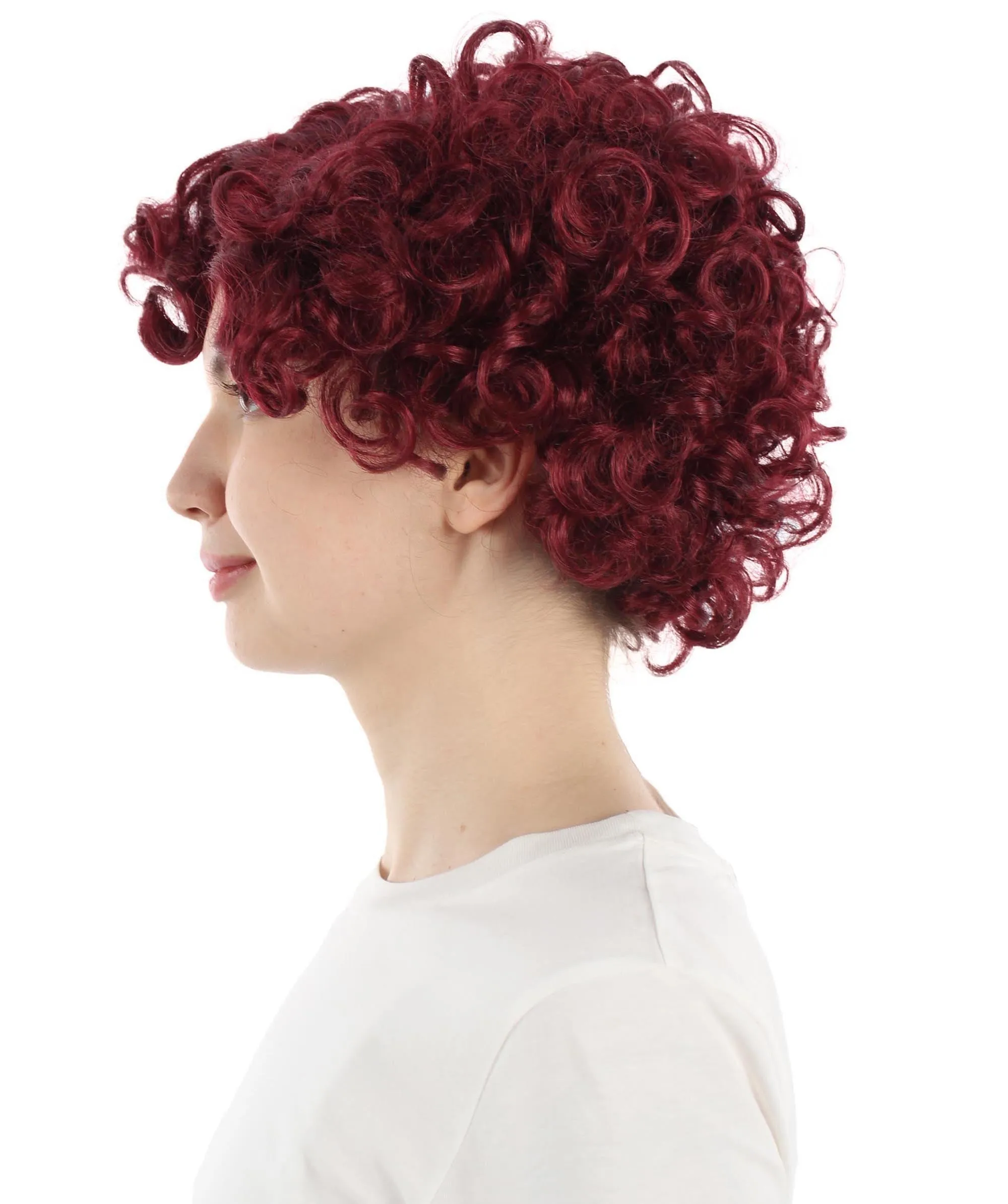 Doll Curly Womens Wig Collection | Character Cosplay Halloween Wig | Premium Breathable Capless Cap | HPO