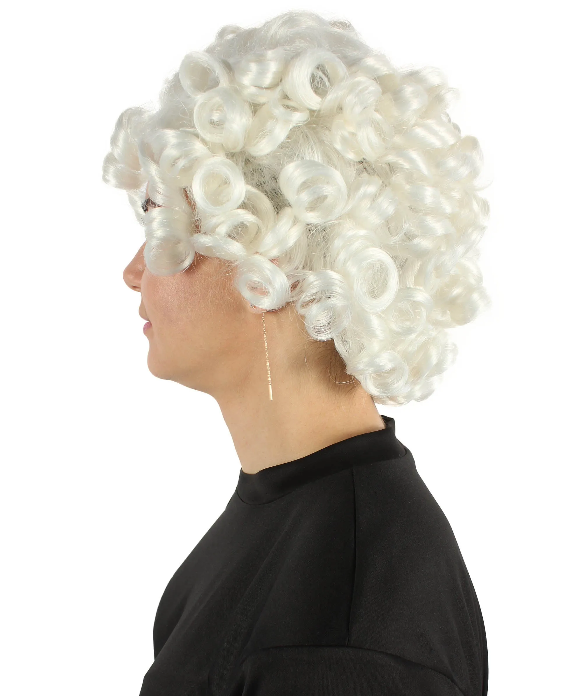 Doll Curly Womens Wig Collection | Character Cosplay Halloween Wig | Premium Breathable Capless Cap | HPO