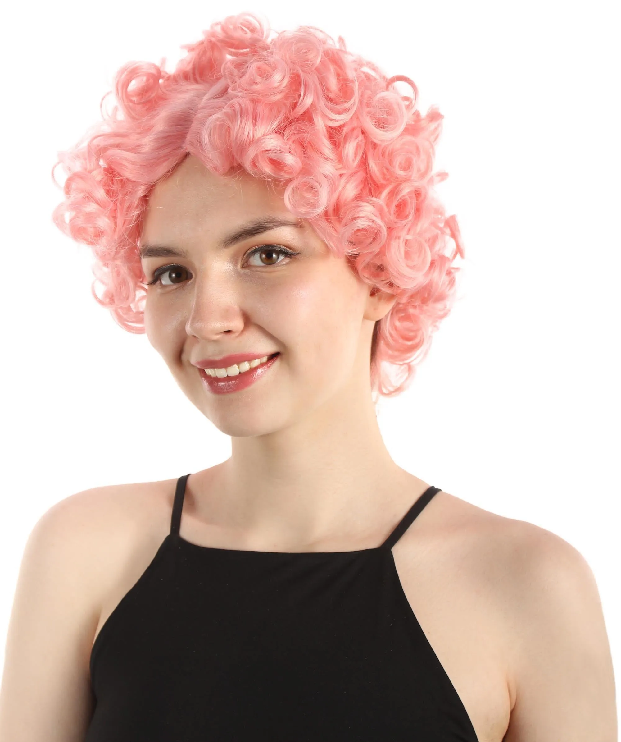 Doll Curly Womens Wig Collection | Character Cosplay Halloween Wig | Premium Breathable Capless Cap | HPO