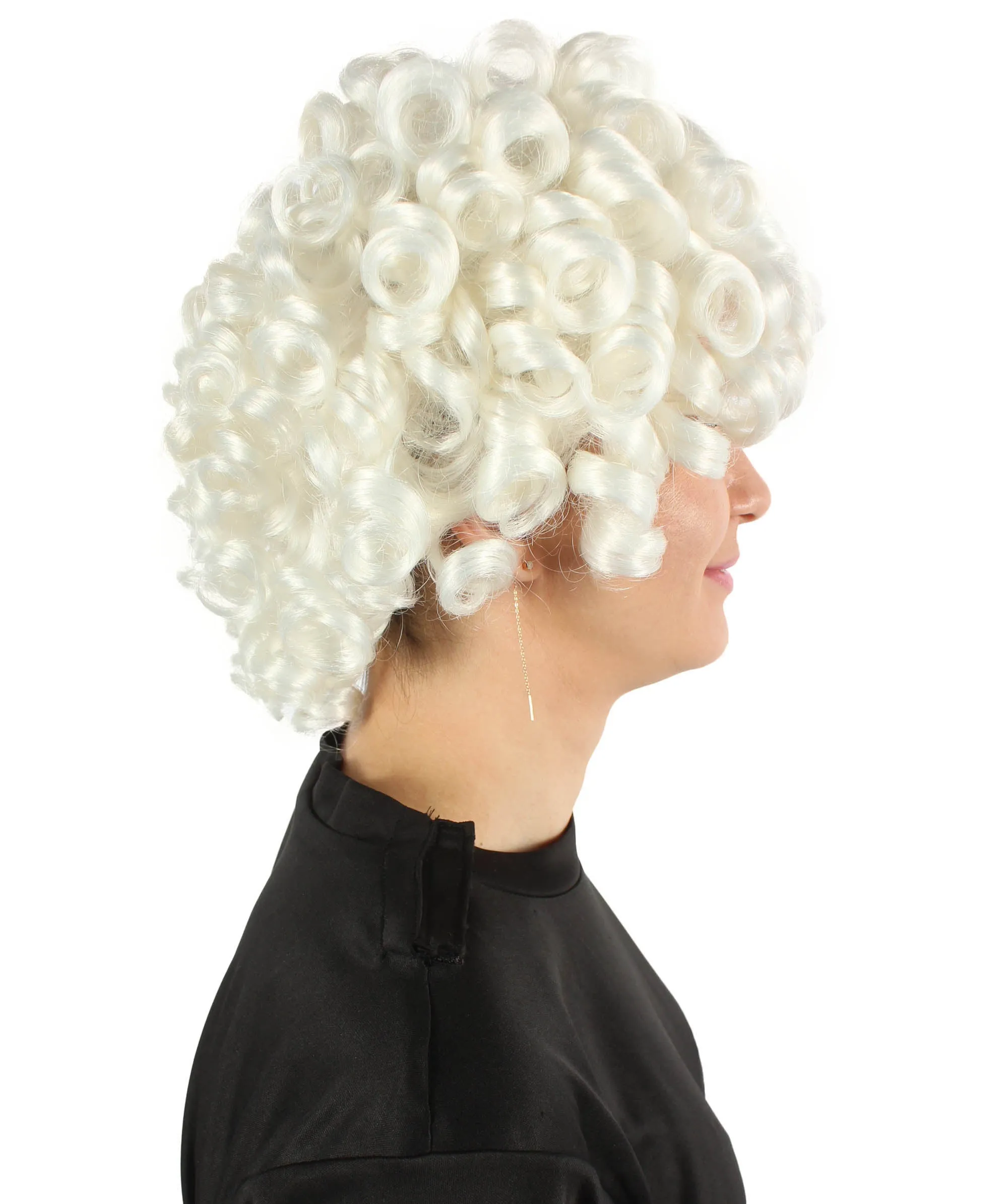 Doll Curly Womens Wig Collection | Character Cosplay Halloween Wig | Premium Breathable Capless Cap | HPO