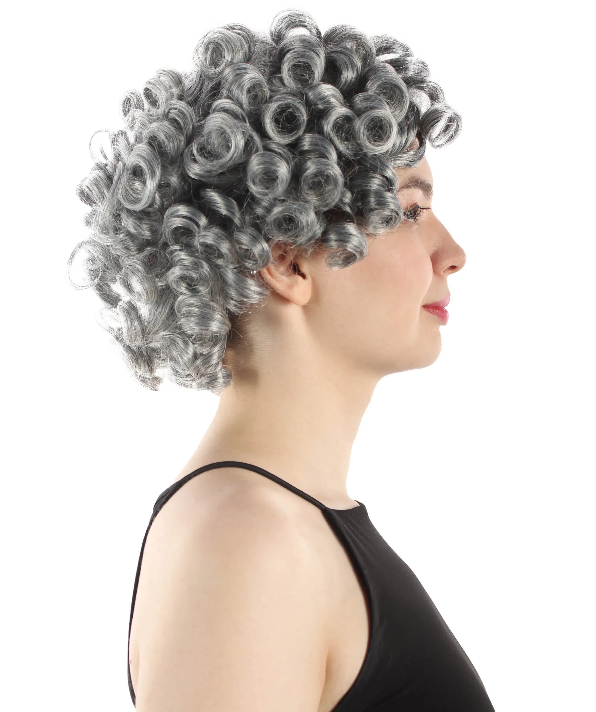 Doll Curly Womens Wig Collection | Character Cosplay Halloween Wig | Premium Breathable Capless Cap | HPO