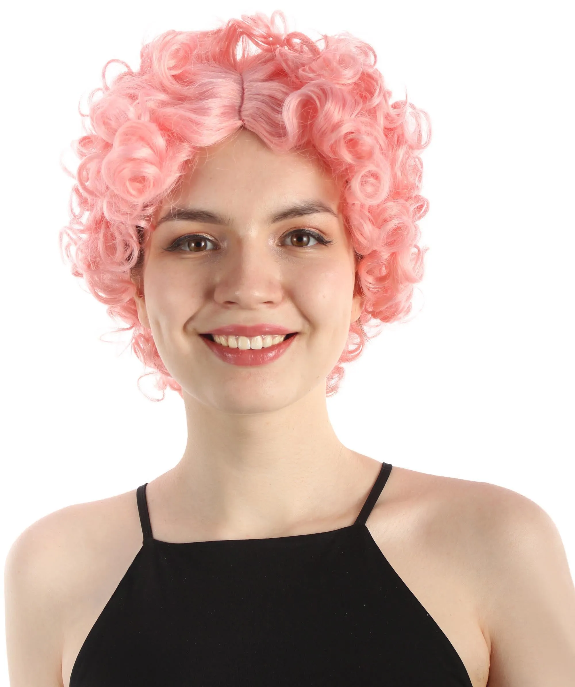 Doll Curly Womens Wig Collection | Character Cosplay Halloween Wig | Premium Breathable Capless Cap | HPO