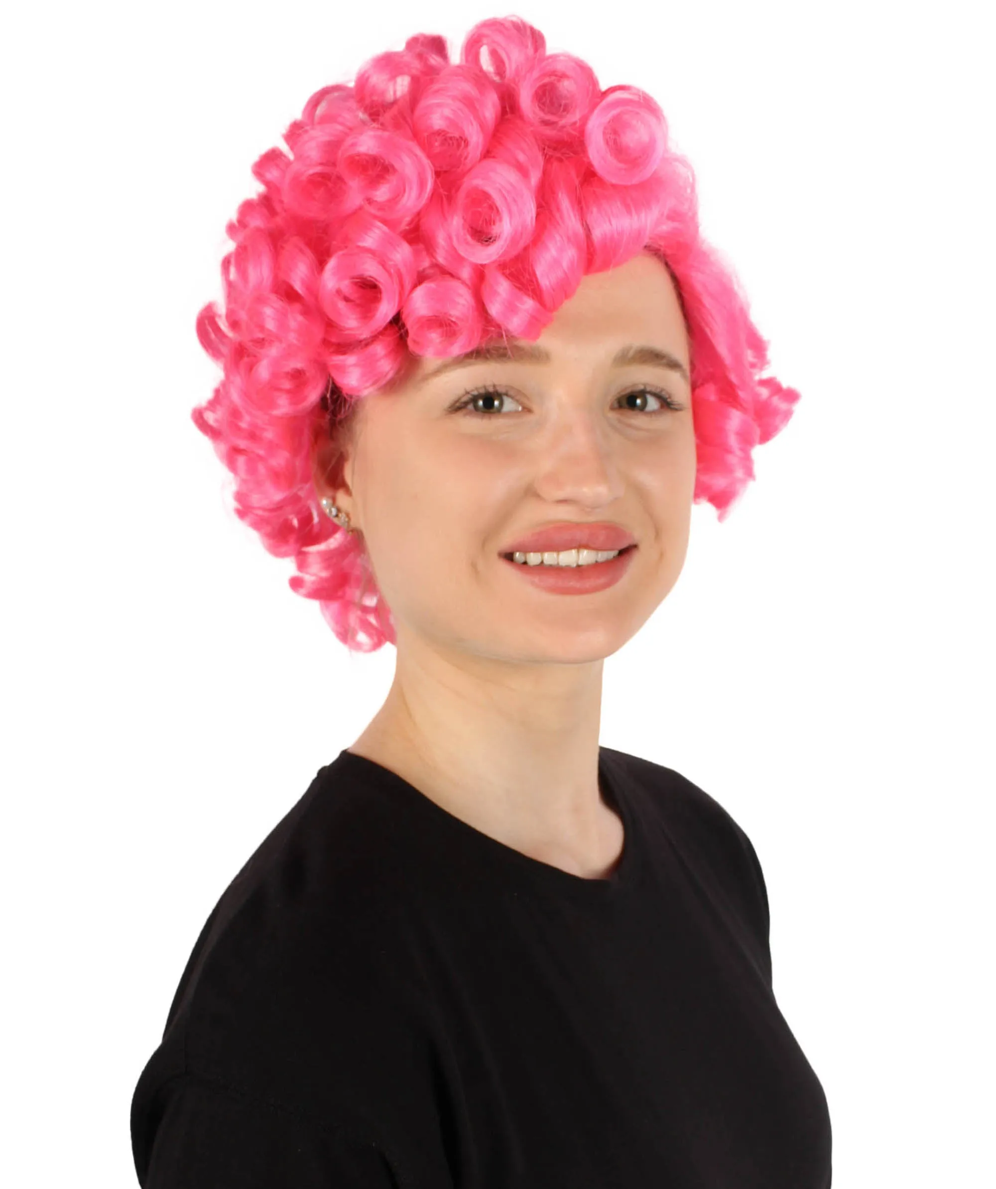 Doll Curly Womens Wig Collection | Character Cosplay Halloween Wig | Premium Breathable Capless Cap | HPO