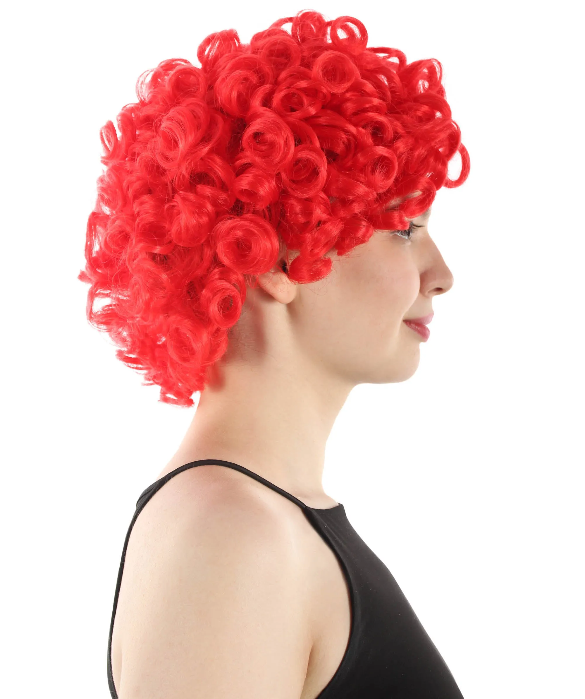 Doll Curly Womens Wig Collection | Character Cosplay Halloween Wig | Premium Breathable Capless Cap | HPO