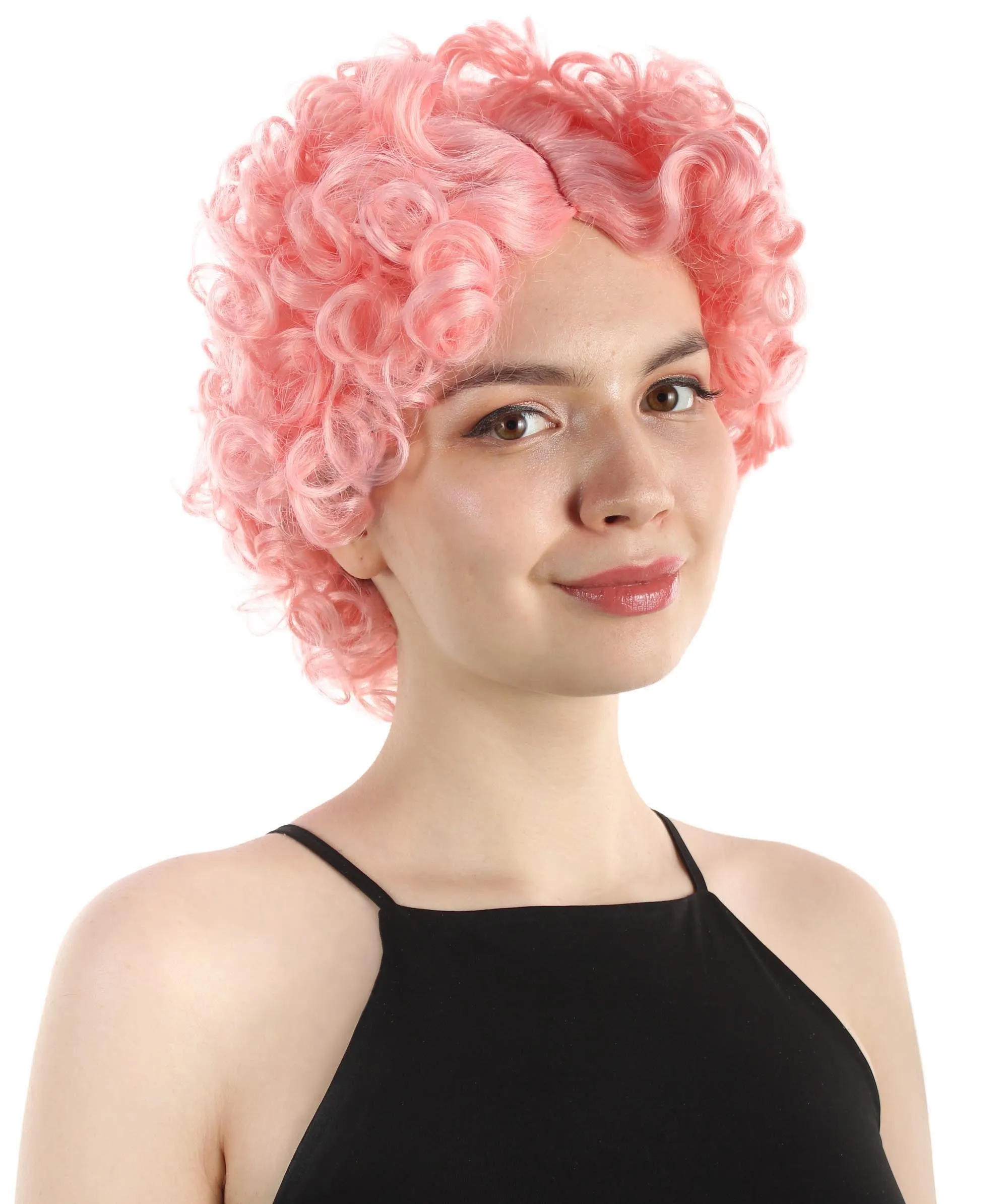 Doll Curly Womens Wig Collection | Character Cosplay Halloween Wig | Premium Breathable Capless Cap | HPO