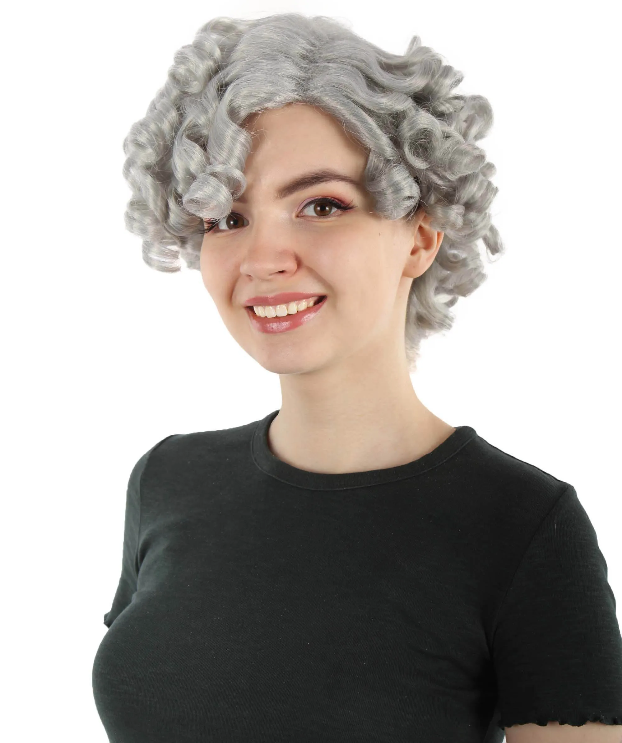 Doll Curly Womens Wig Collection | Character Cosplay Halloween Wig | Premium Breathable Capless Cap | HPO