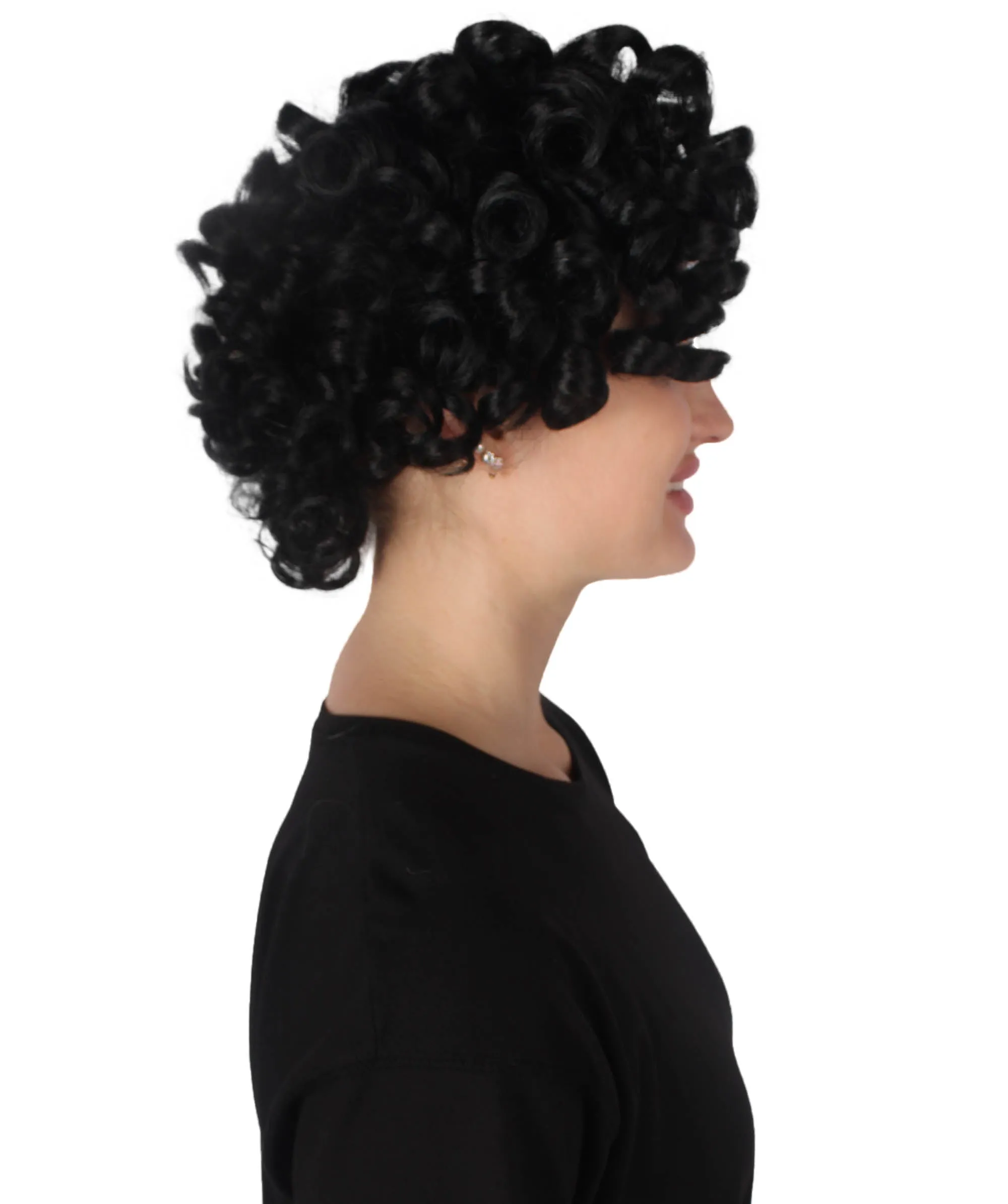 Doll Curly Womens Wig Collection | Character Cosplay Halloween Wig | Premium Breathable Capless Cap | HPO