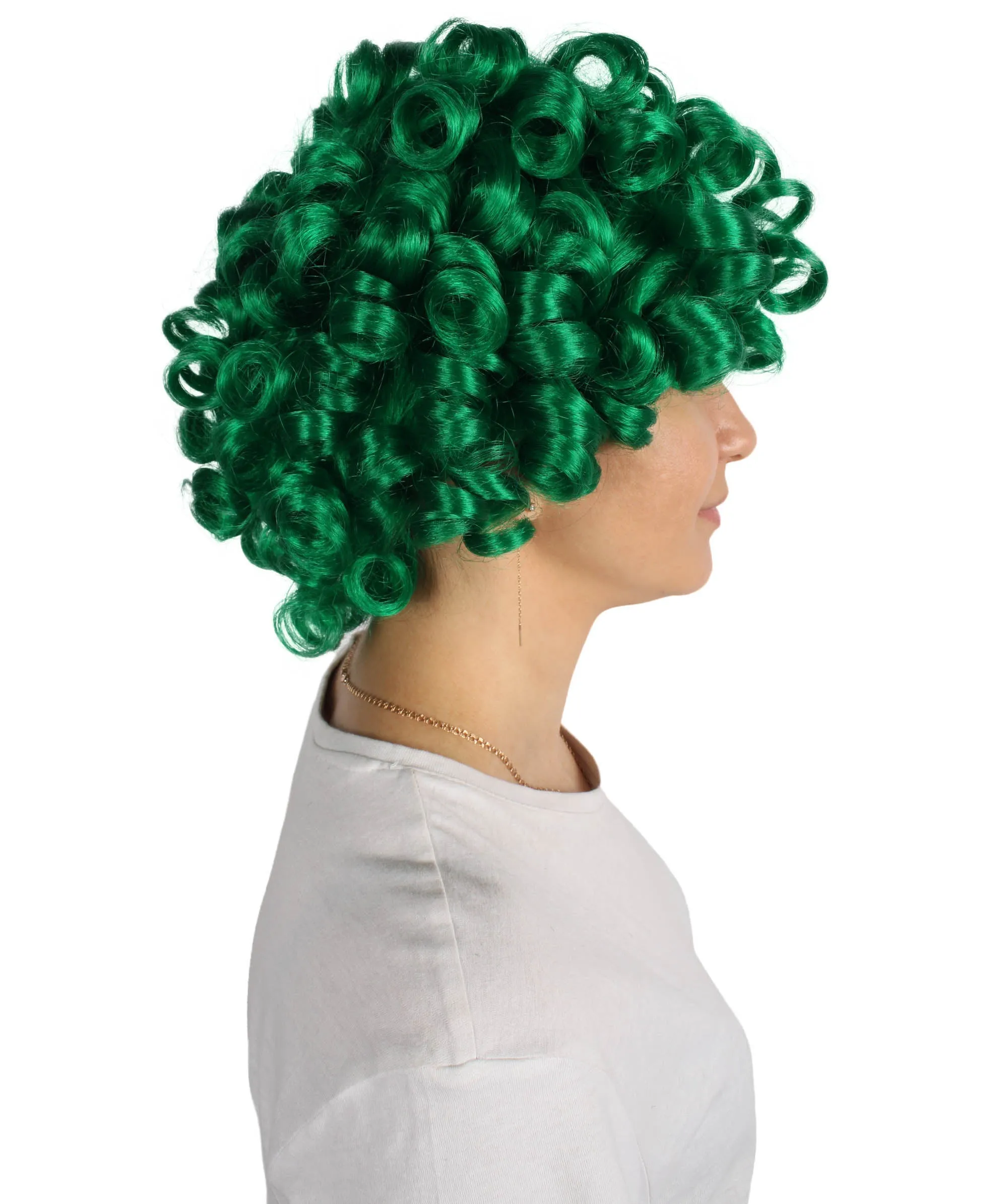 Doll Curly Womens Wig Collection | Character Cosplay Halloween Wig | Premium Breathable Capless Cap | HPO