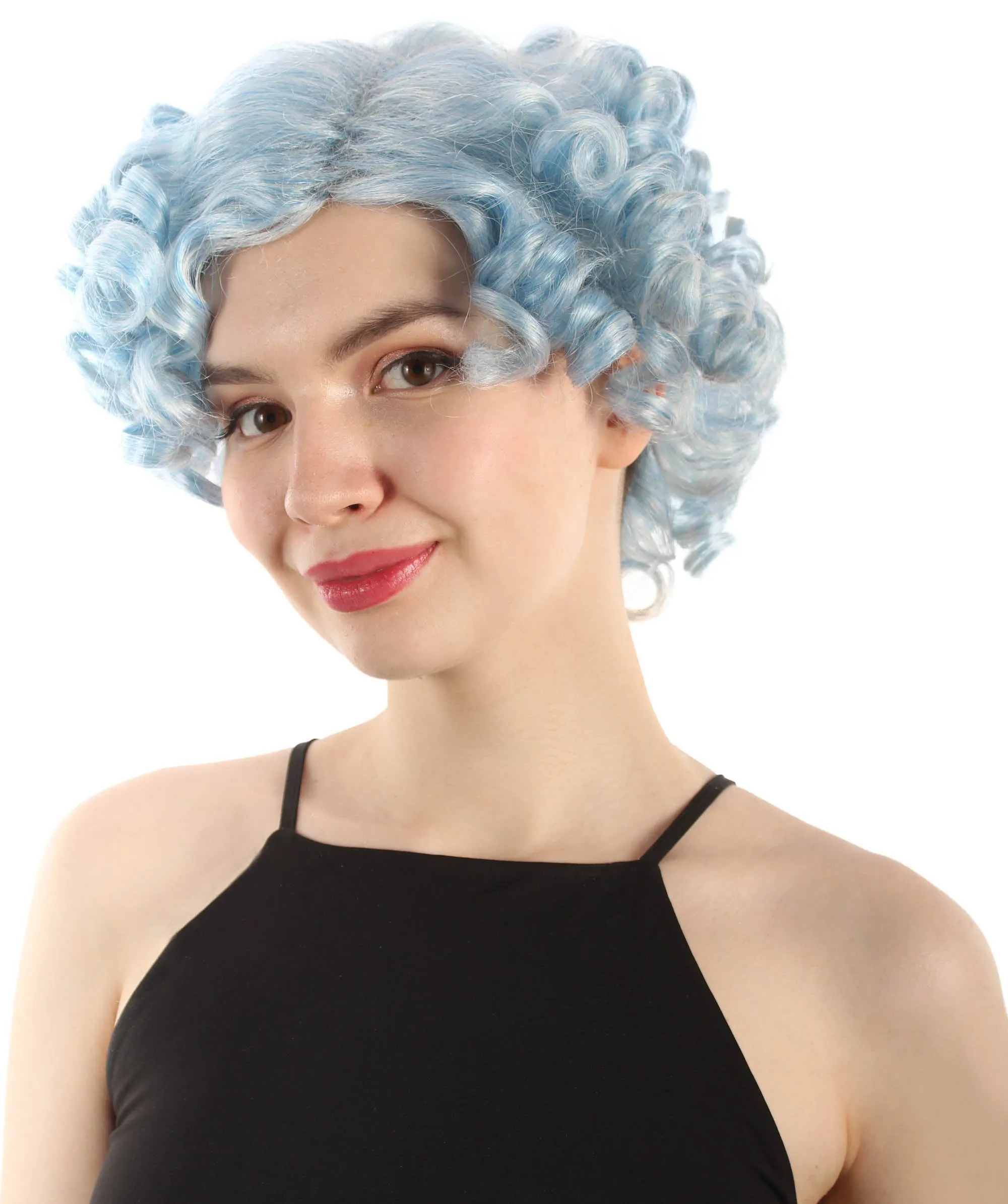 Doll Curly Womens Wig Collection | Character Cosplay Halloween Wig | Premium Breathable Capless Cap | HPO