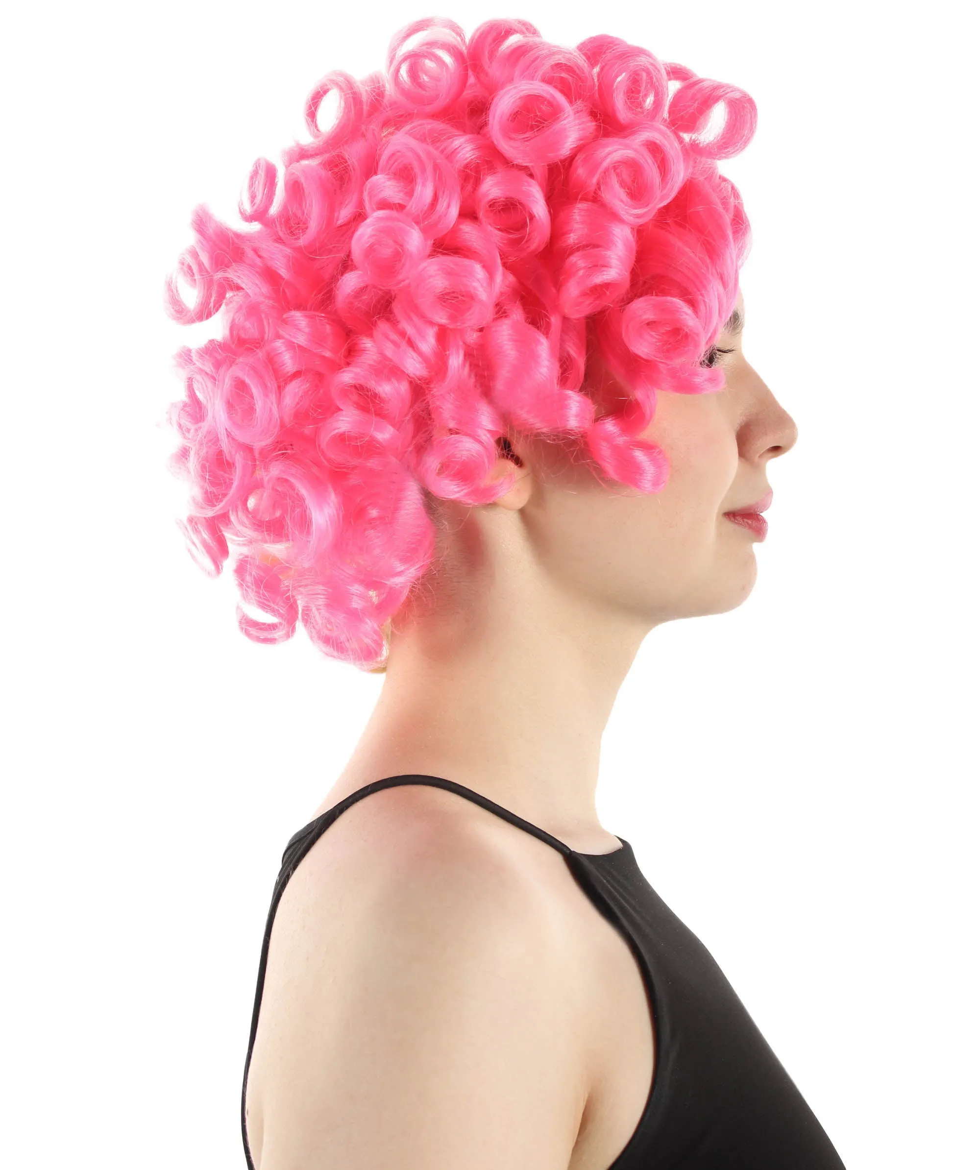 Doll Curly Womens Wig Collection | Character Cosplay Halloween Wig | Premium Breathable Capless Cap | HPO