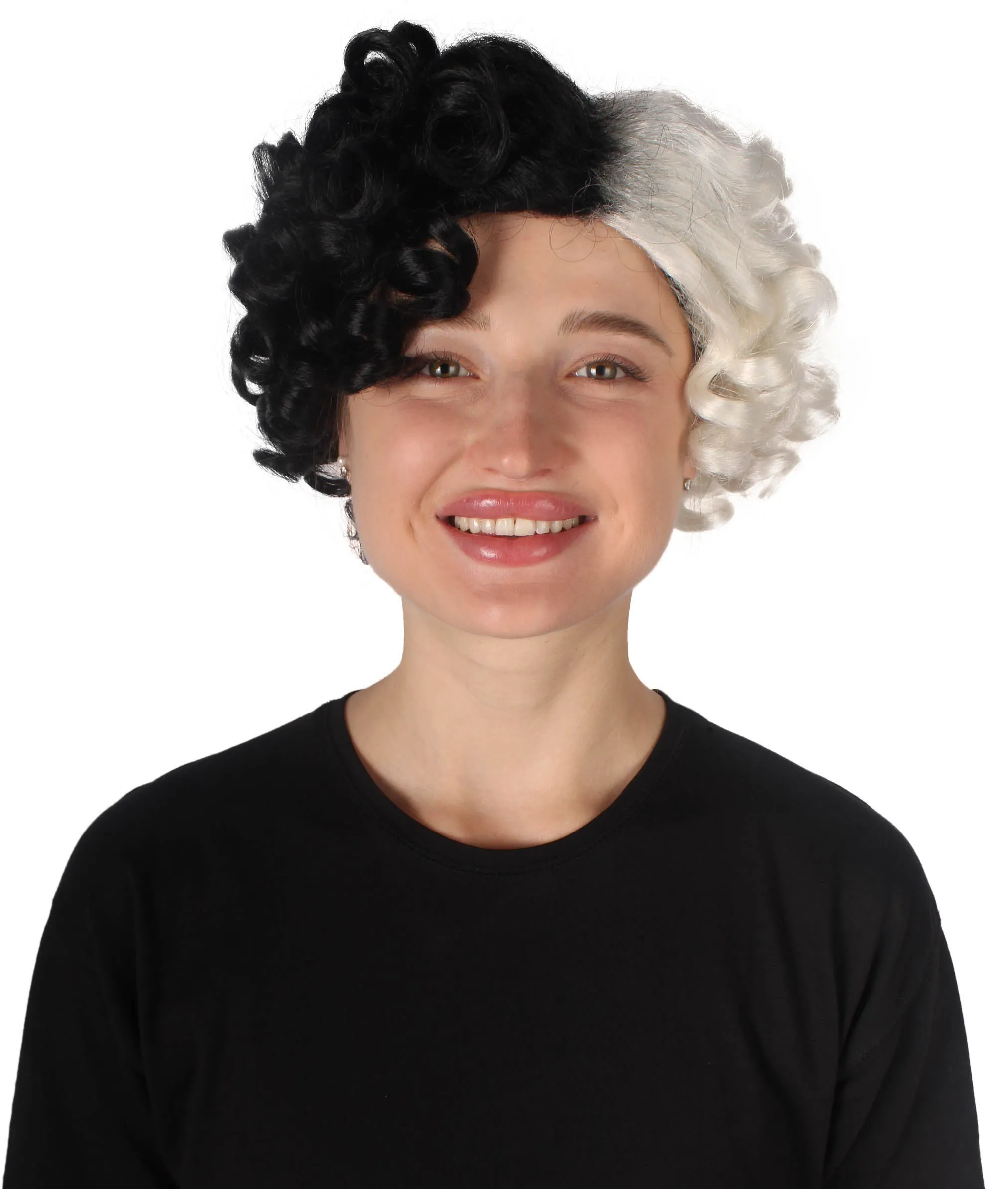 Doll Curly Womens Wig Collection | Character Cosplay Halloween Wig | Premium Breathable Capless Cap | HPO