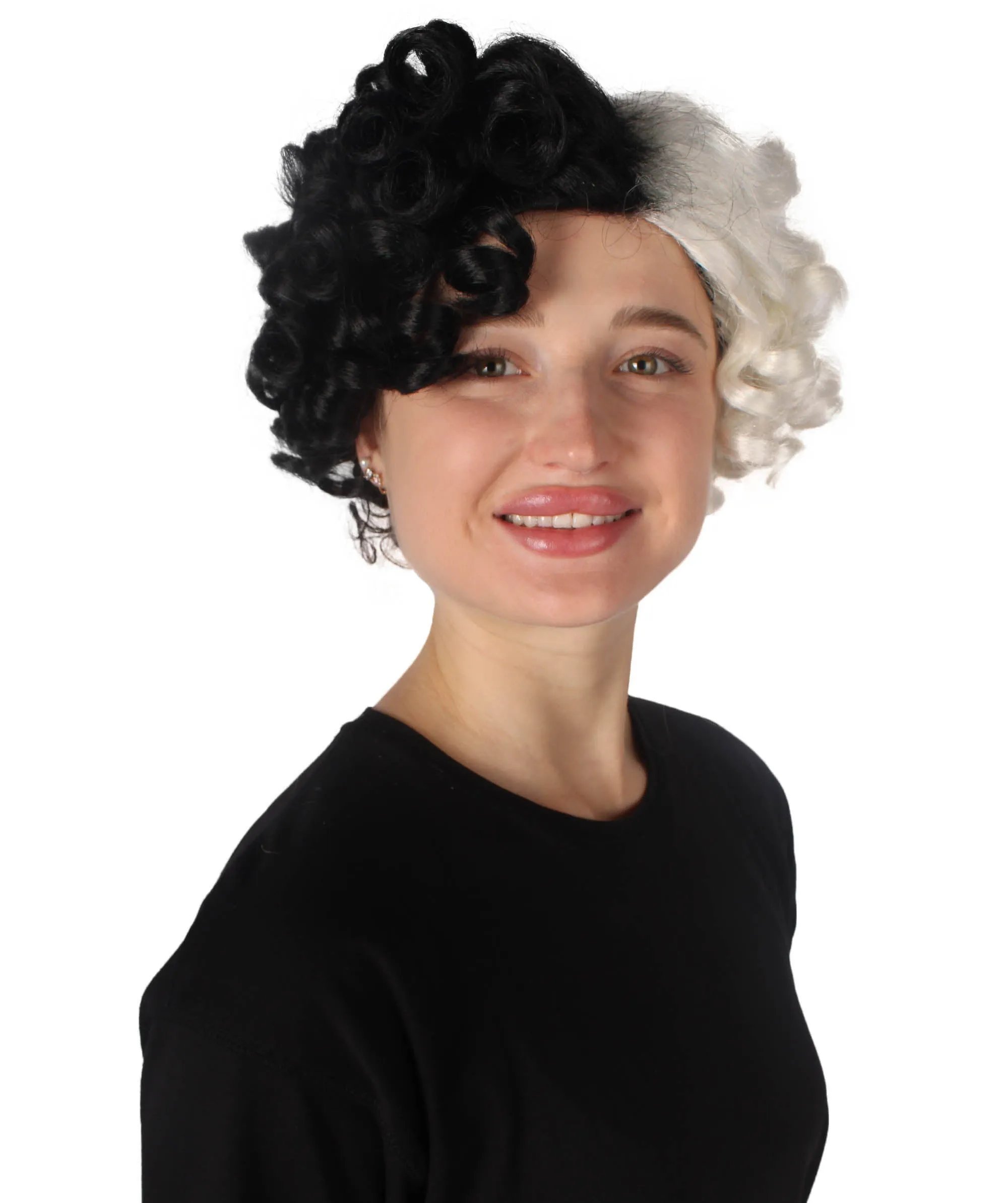 Doll Curly Womens Wig Collection | Character Cosplay Halloween Wig | Premium Breathable Capless Cap | HPO