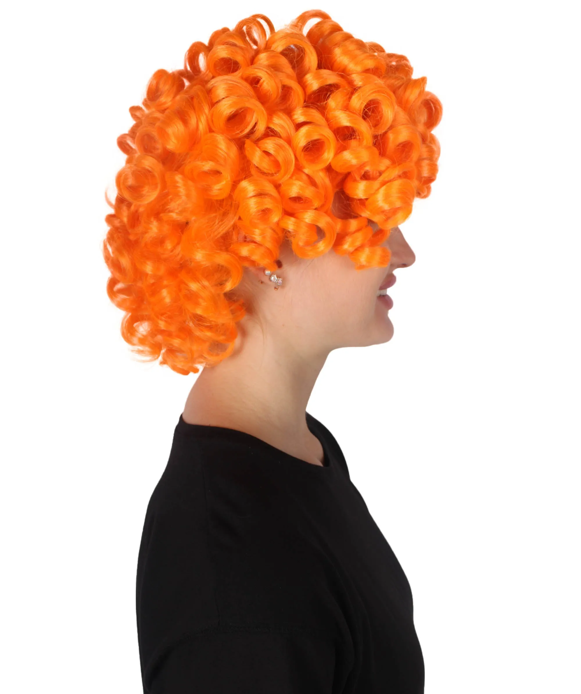 Doll Curly Womens Wig Collection | Character Cosplay Halloween Wig | Premium Breathable Capless Cap | HPO