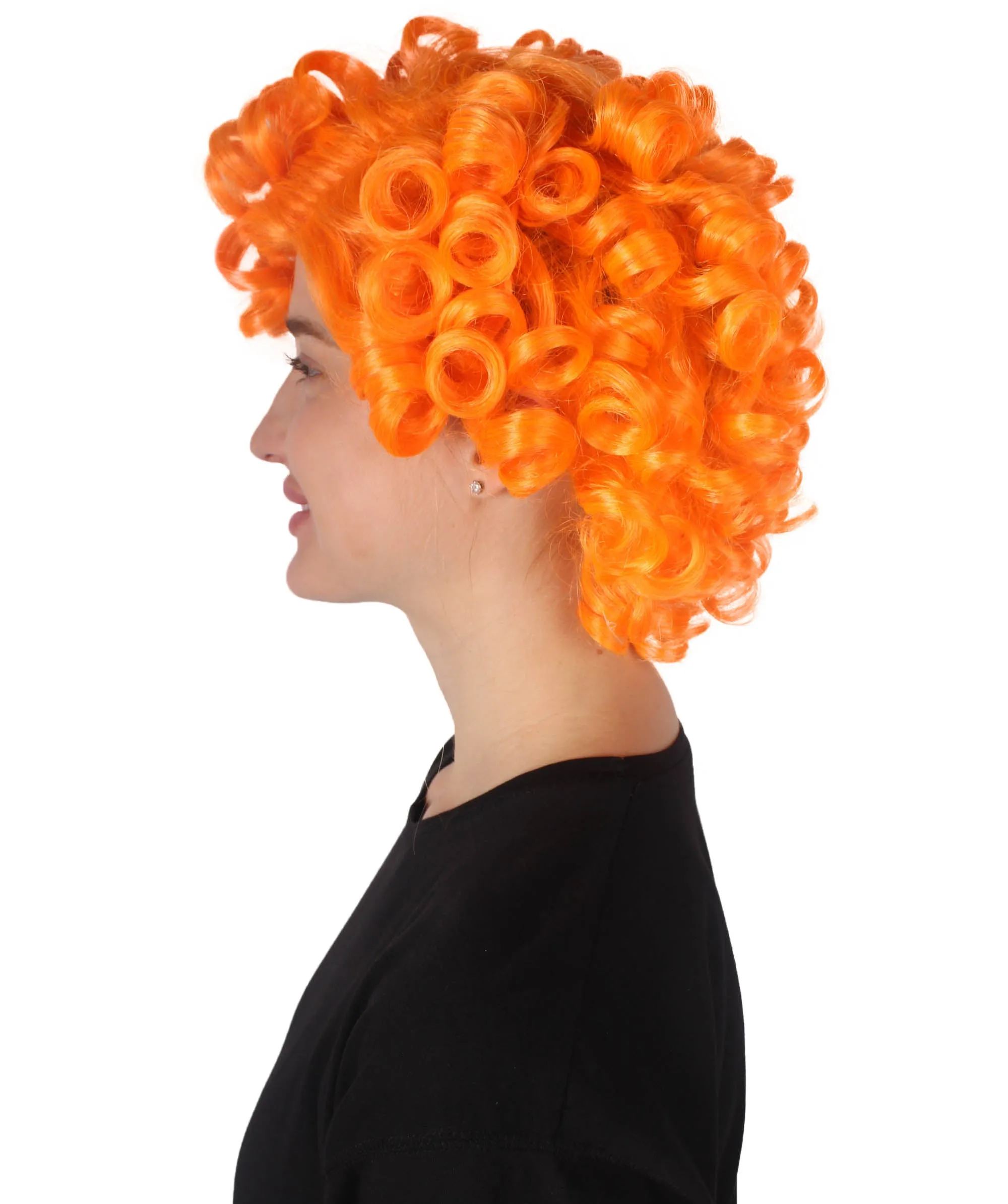Doll Curly Womens Wig Collection | Character Cosplay Halloween Wig | Premium Breathable Capless Cap | HPO