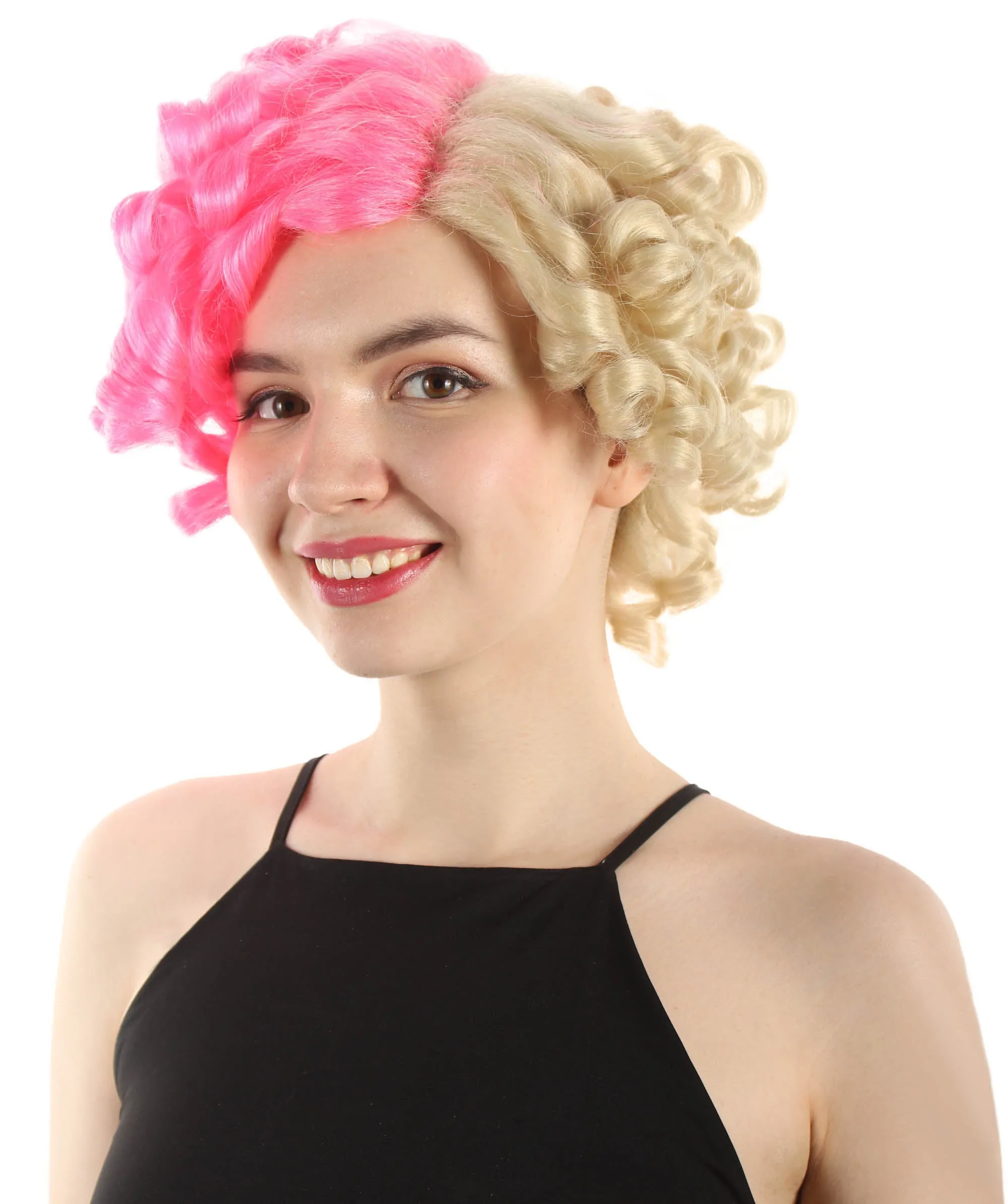 Doll Curly Womens Wig Collection | Character Cosplay Halloween Wig | Premium Breathable Capless Cap | HPO