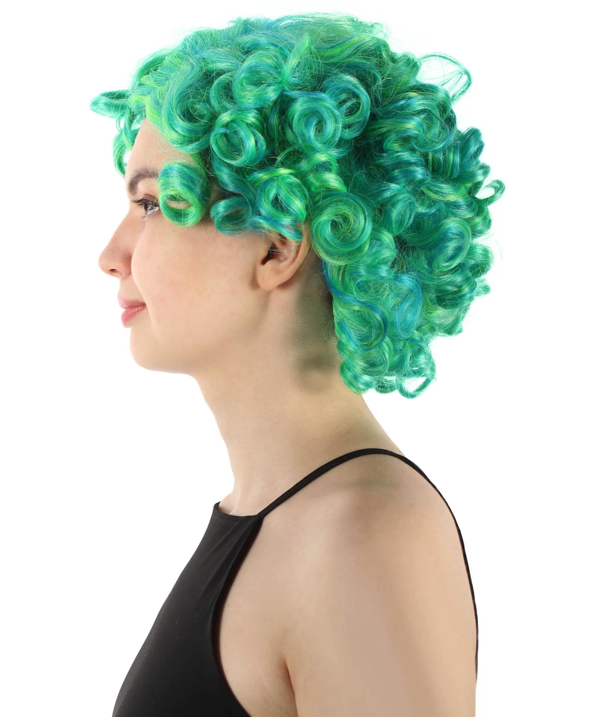 Doll Curly Womens Wig Collection | Character Cosplay Halloween Wig | Premium Breathable Capless Cap | HPO