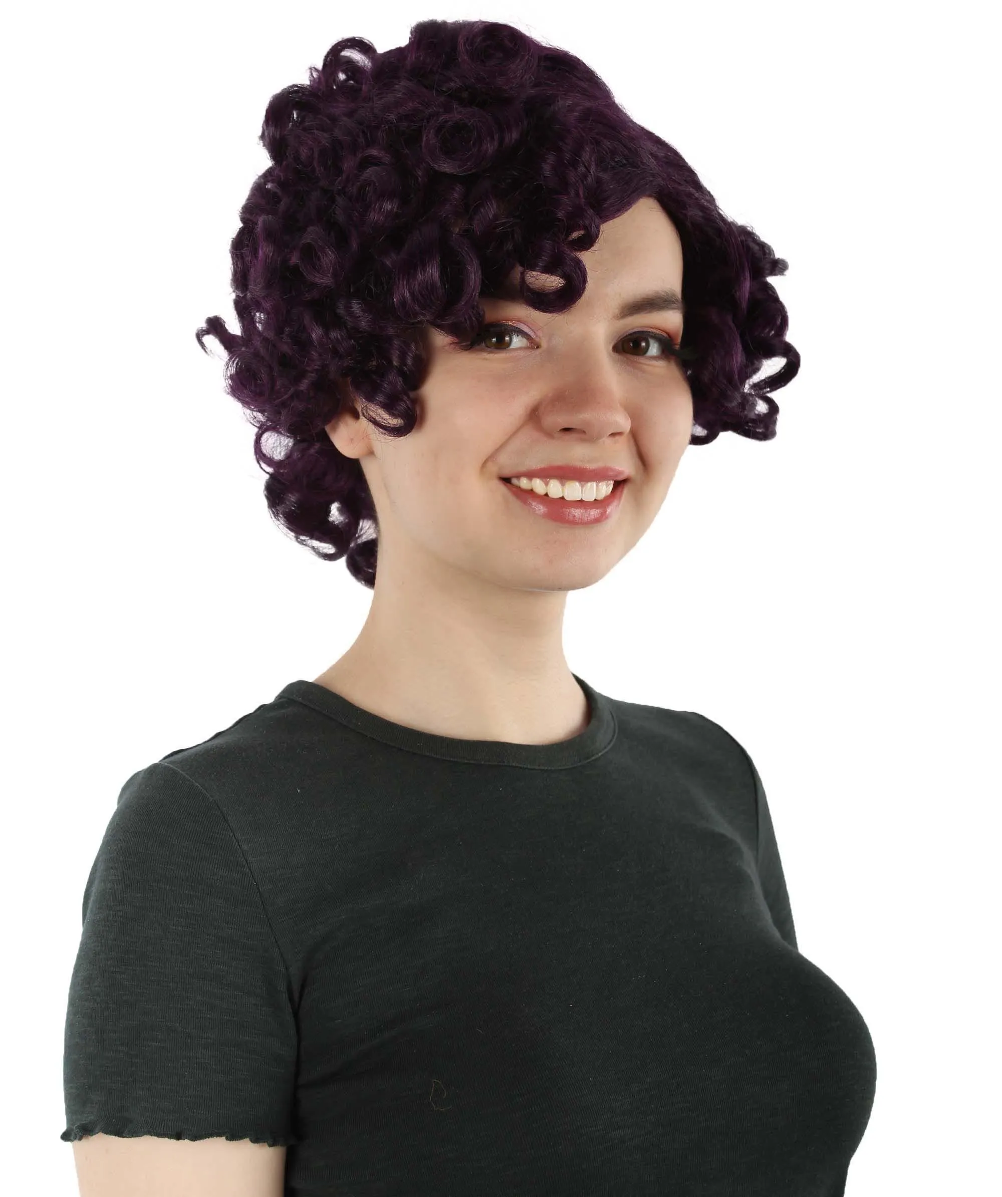 Doll Curly Womens Wig Collection | Character Cosplay Halloween Wig | Premium Breathable Capless Cap | HPO