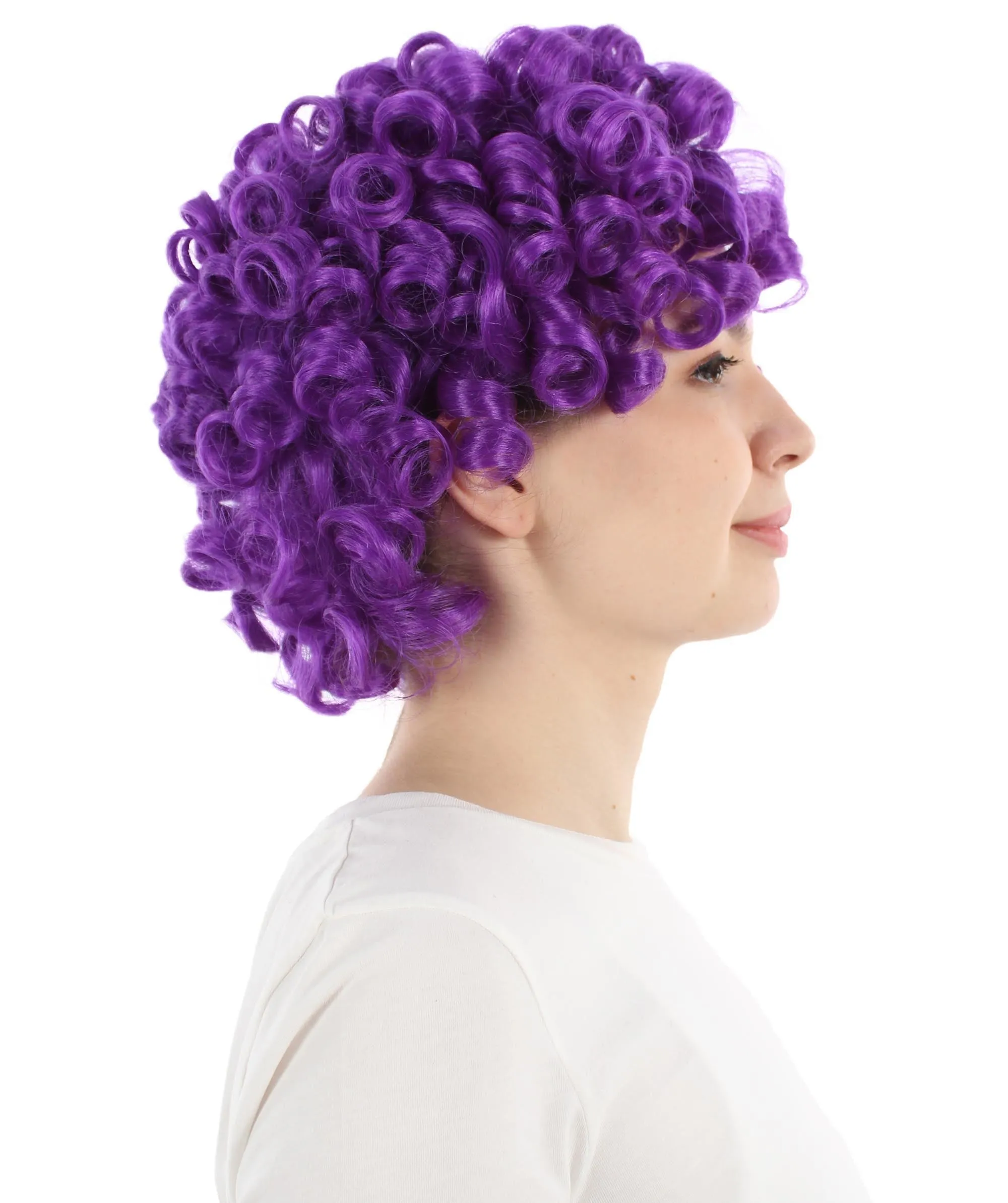 Doll Curly Womens Wig Collection | Character Cosplay Halloween Wig | Premium Breathable Capless Cap | HPO