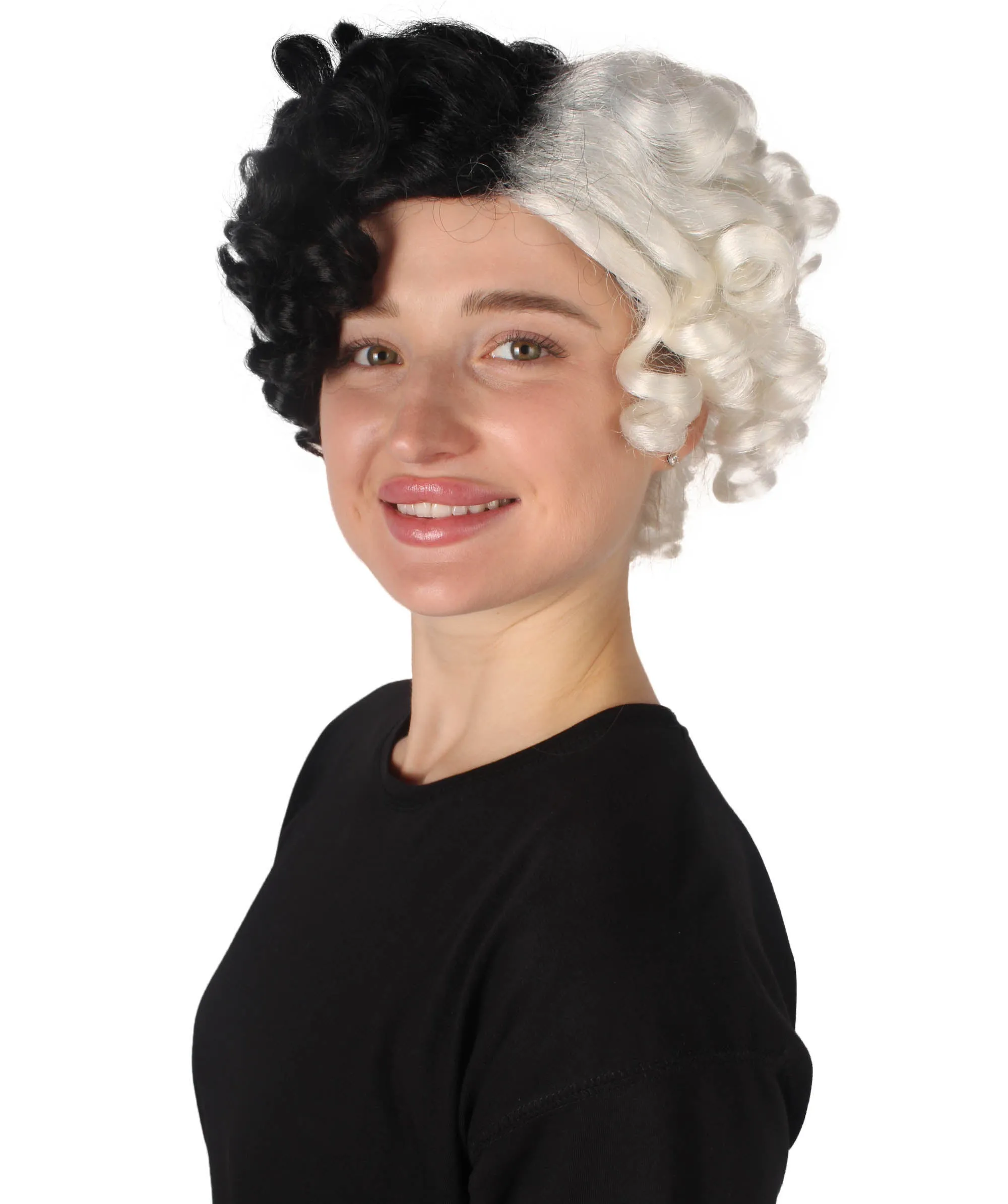 Doll Curly Womens Wig Collection | Character Cosplay Halloween Wig | Premium Breathable Capless Cap | HPO