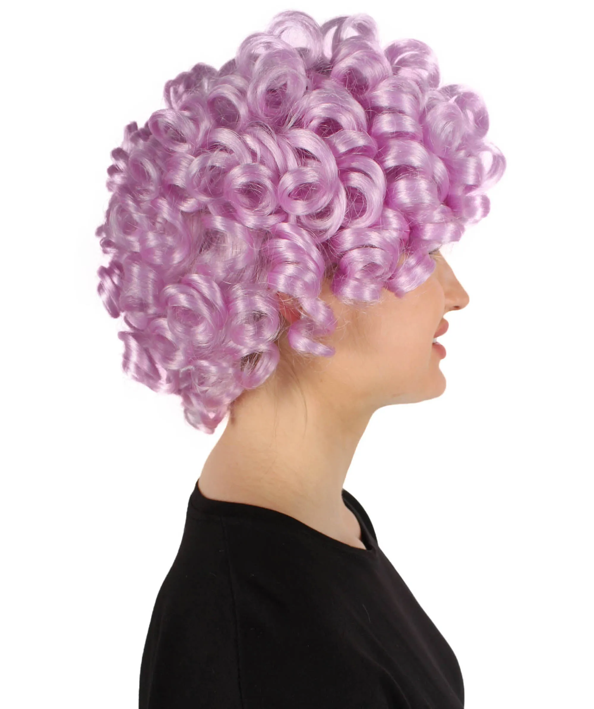 Doll Curly Womens Wig Collection | Character Cosplay Halloween Wig | Premium Breathable Capless Cap | HPO