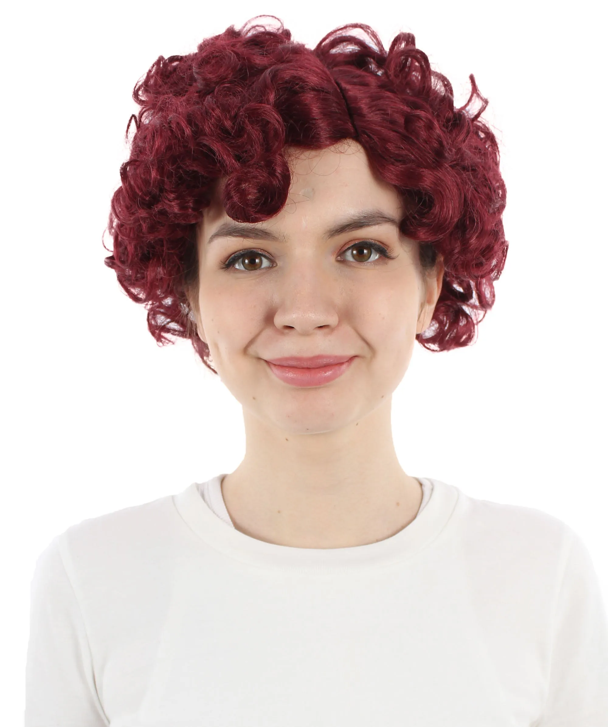 Doll Curly Womens Wig Collection | Character Cosplay Halloween Wig | Premium Breathable Capless Cap | HPO