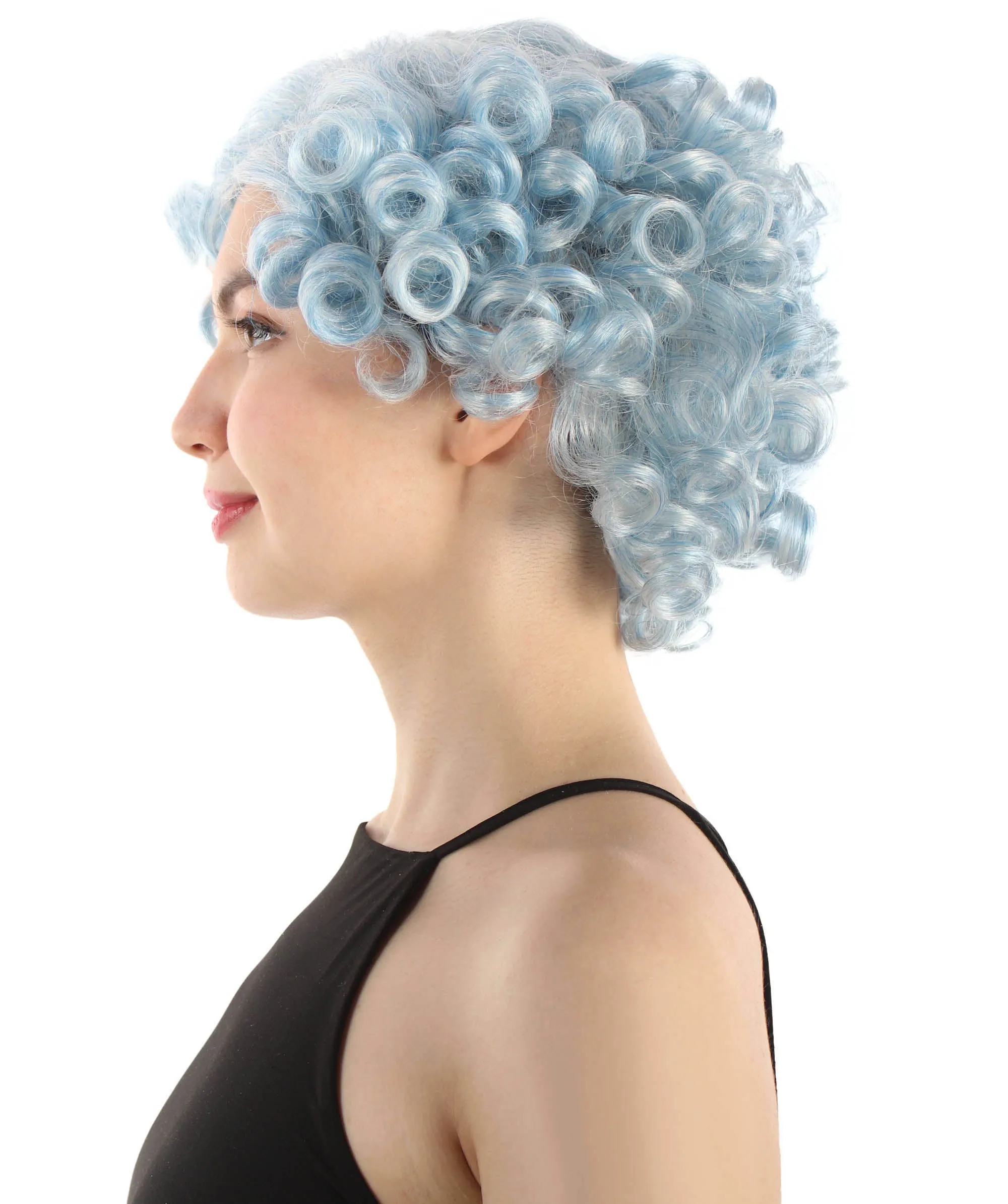 Doll Curly Womens Wig Collection | Character Cosplay Halloween Wig | Premium Breathable Capless Cap | HPO