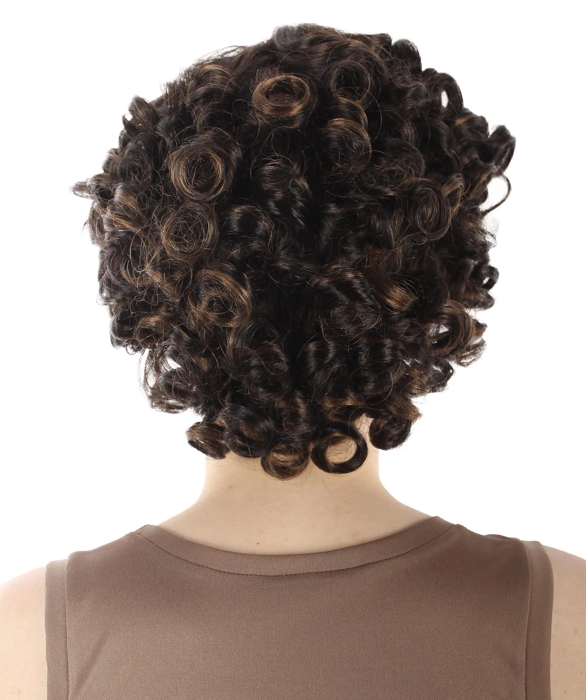 Doll Curly Womens Wig Collection | Character Cosplay Halloween Wig | Premium Breathable Capless Cap | HPO