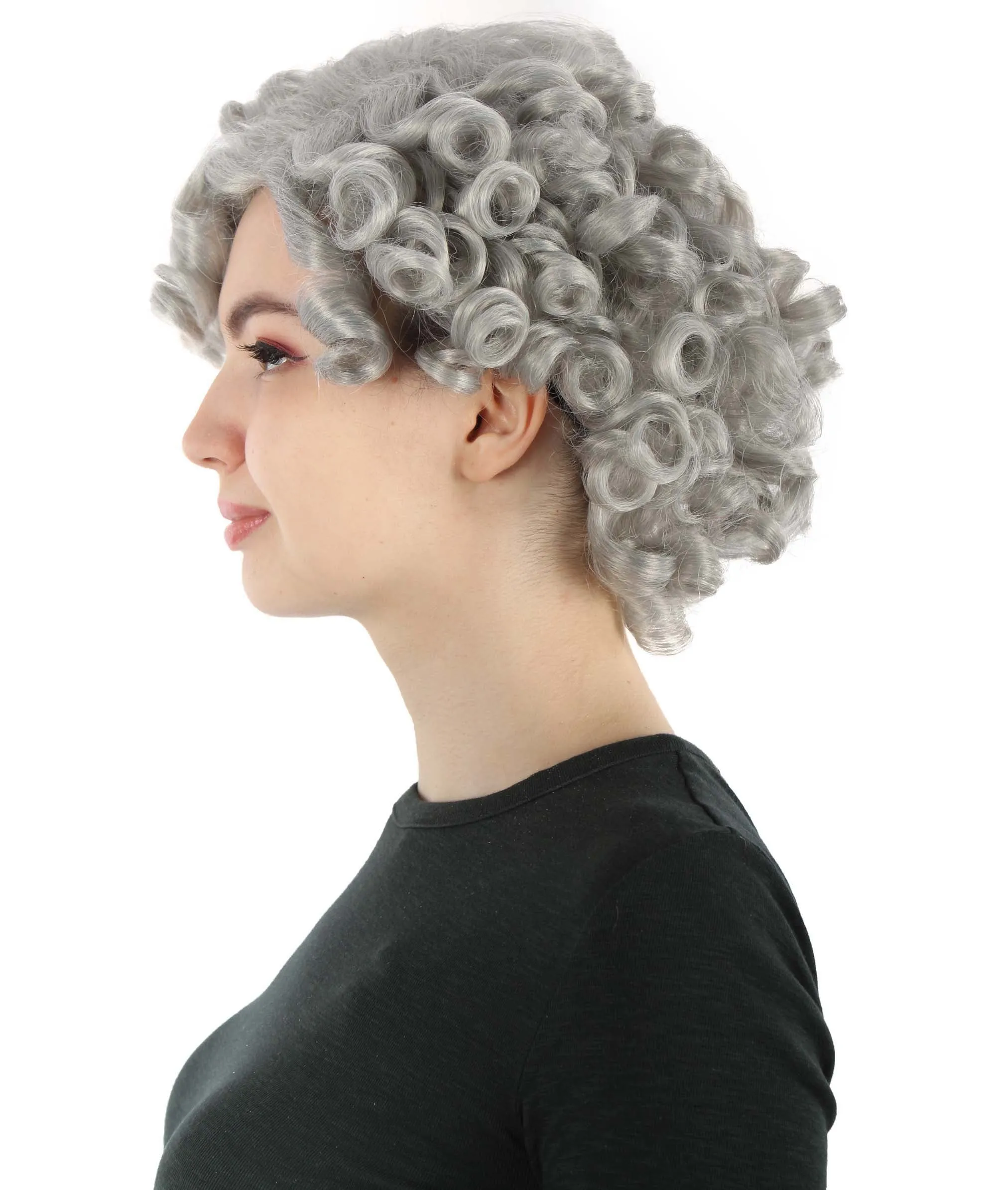 Doll Curly Womens Wig Collection | Character Cosplay Halloween Wig | Premium Breathable Capless Cap | HPO
