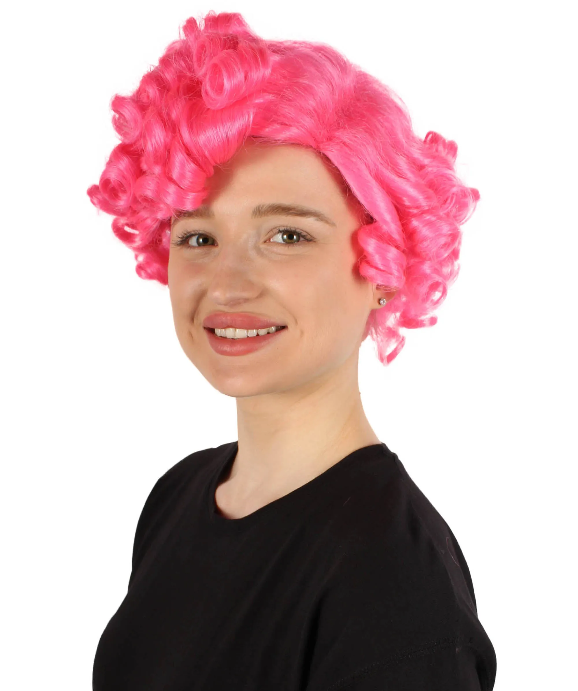 Doll Curly Womens Wig Collection | Character Cosplay Halloween Wig | Premium Breathable Capless Cap | HPO