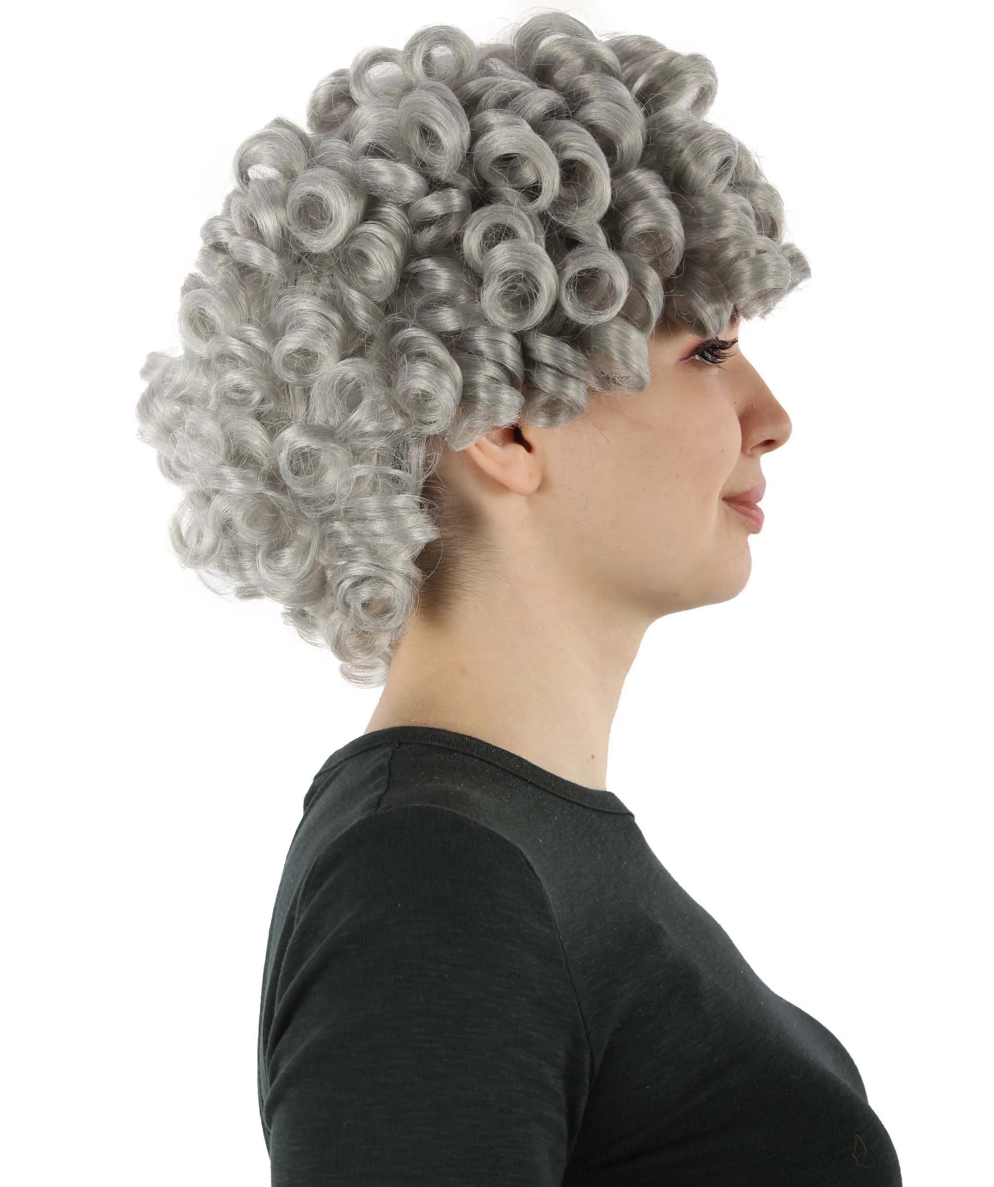Doll Curly Womens Wig Collection | Character Cosplay Halloween Wig | Premium Breathable Capless Cap | HPO