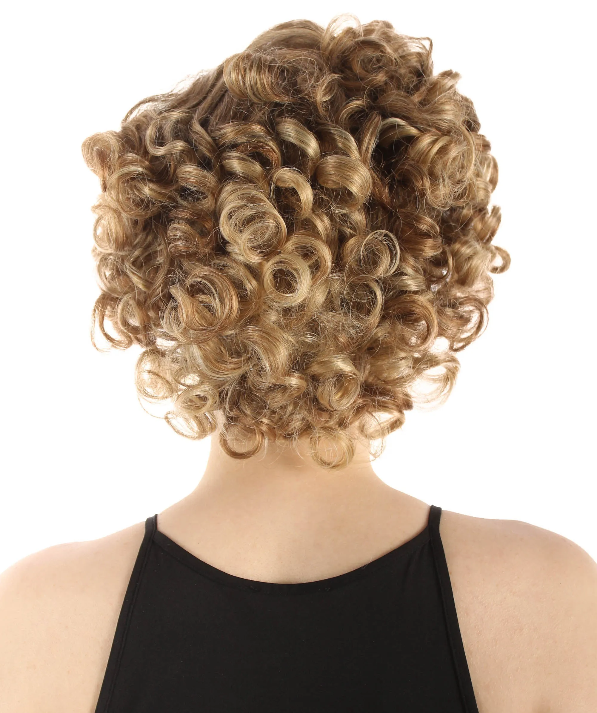 Doll Curly Womens Wig Collection | Character Cosplay Halloween Wig | Premium Breathable Capless Cap | HPO