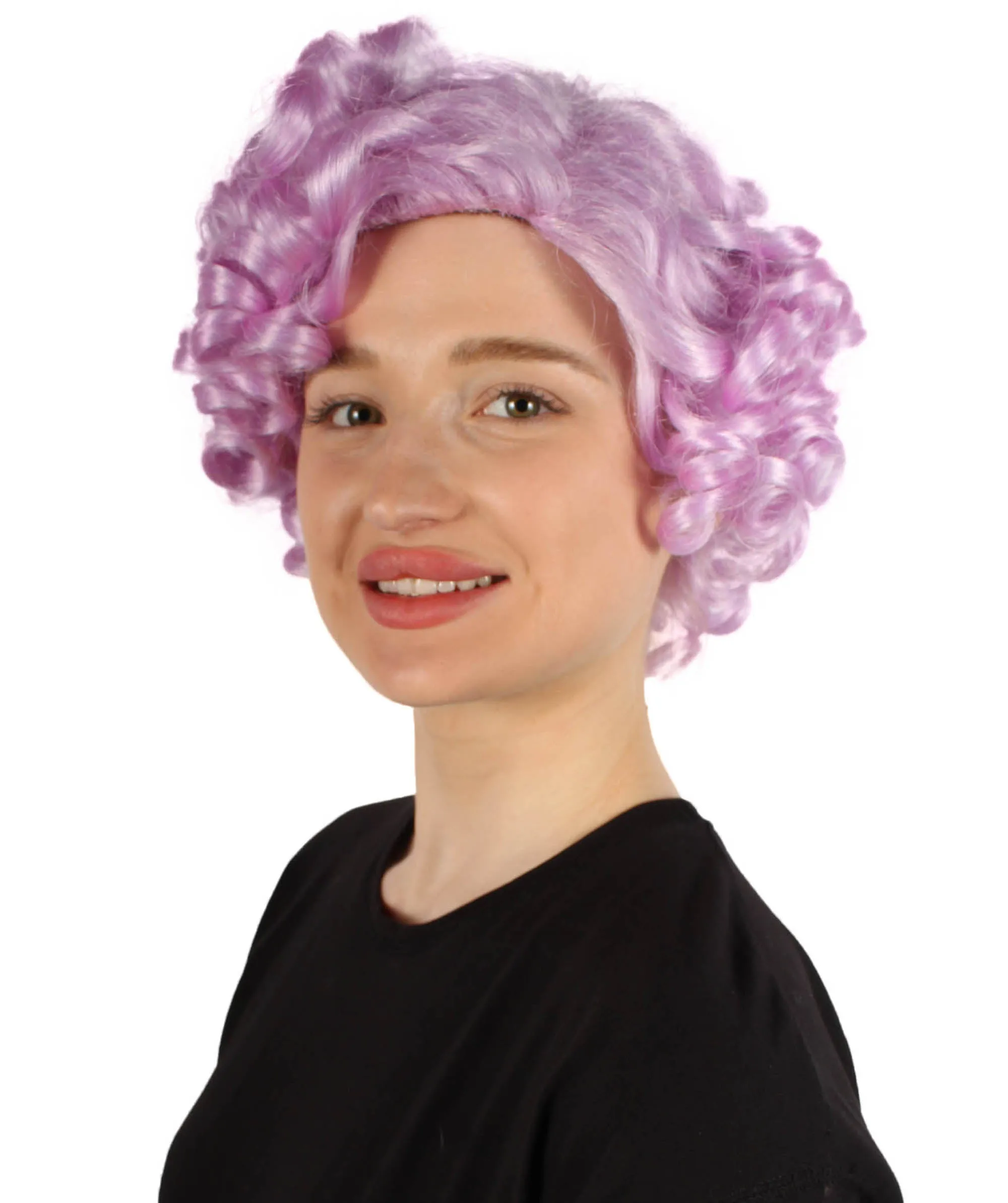 Doll Curly Womens Wig Collection | Character Cosplay Halloween Wig | Premium Breathable Capless Cap | HPO