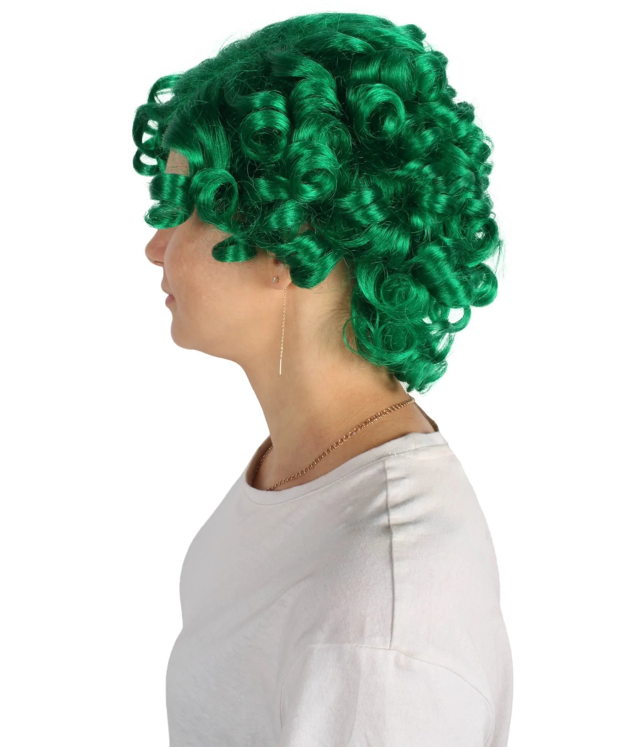 Doll Curly Womens Wig Collection | Character Cosplay Halloween Wig | Premium Breathable Capless Cap | HPO